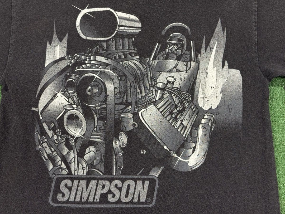 Vintage Vintage Simpson Racing Products Graphic Tee Size US S / EU 44-46 / 1 - 2 Thumbnail