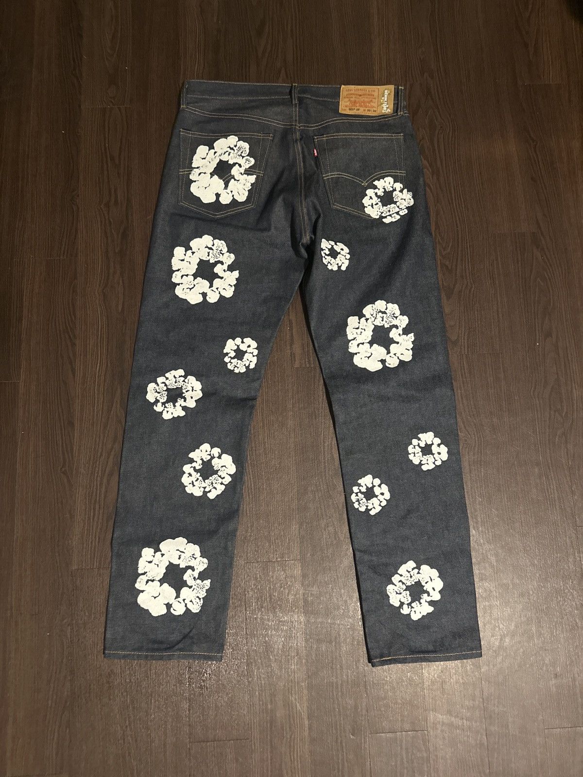 DENIM TEARS Raw indigo denim tear pants Size US 30 / EU 46 - 2 Thumbnail