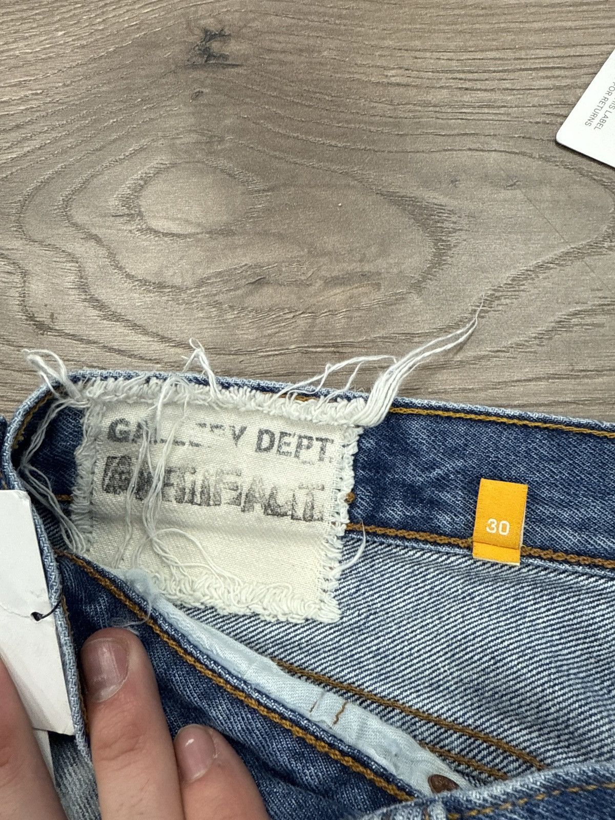Gallery Dept. Gallery dept bleached denim 30 rare style size Size US 30 / EU 46 - 4 Thumbnail
