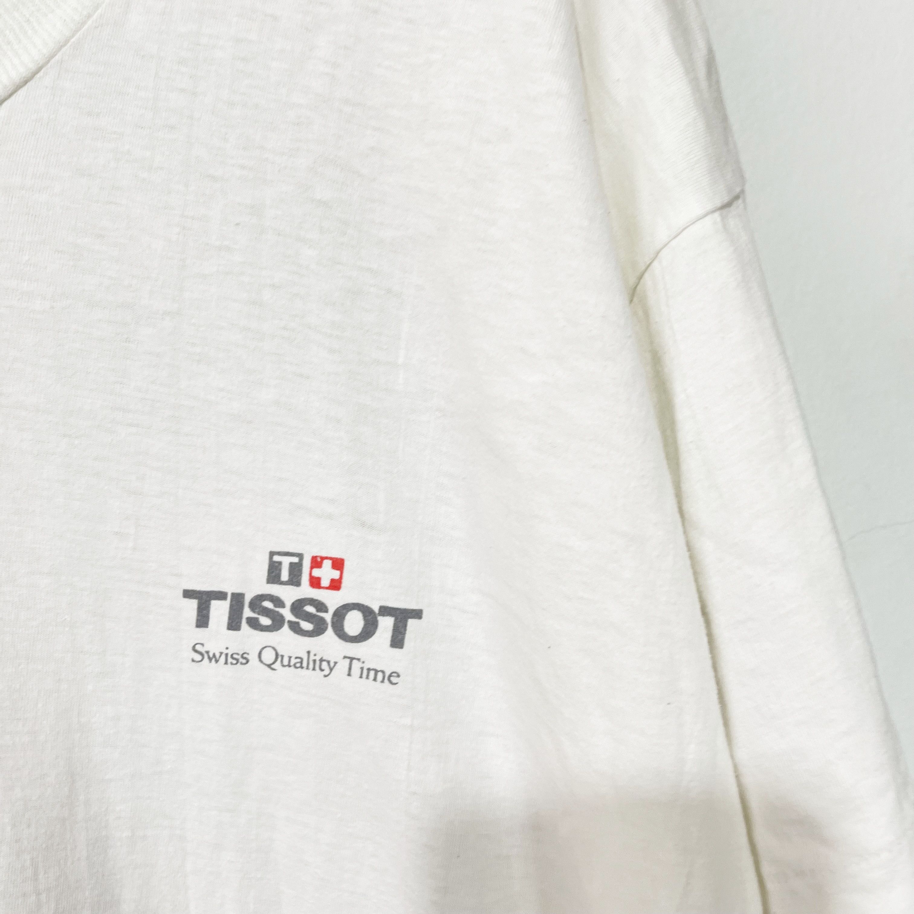 Tissot Vintage 90s Tissot Watch T-Shirt Size US L / EU 52-54 / 3 - 5 Thumbnail