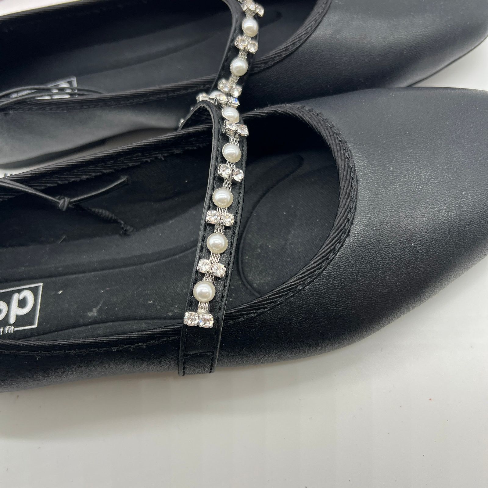 Other Pop Shoes Vitalize Ballet Flats Slip On Black Size 8M Size US 8 / IT 38 - 4 Thumbnail