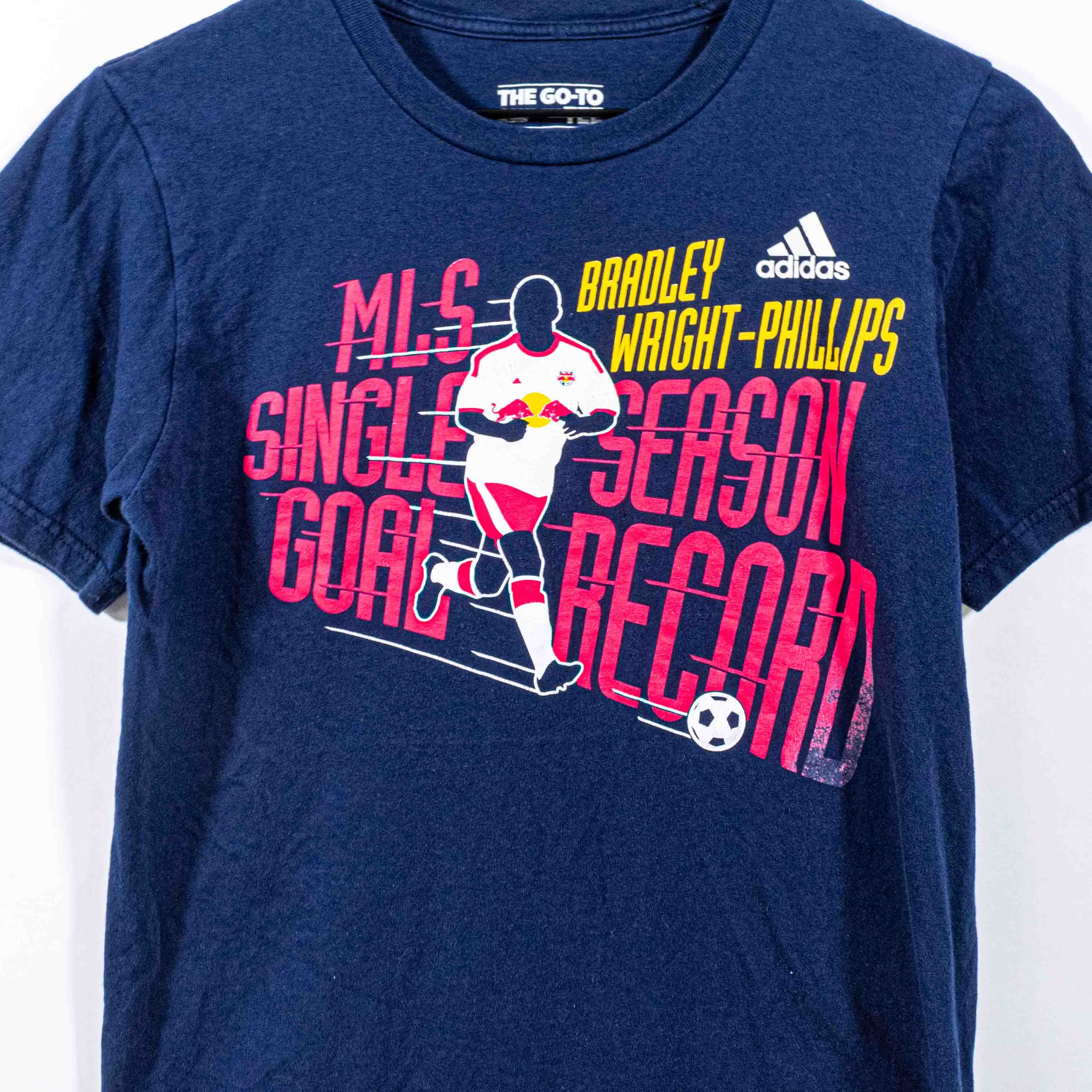Adidas × Vintage NY Red Bulls Bradley Wright Phillips MLS Goal T-Shirt Adidas Size US S / EU 44-46 / 1 - 3 Thumbnail