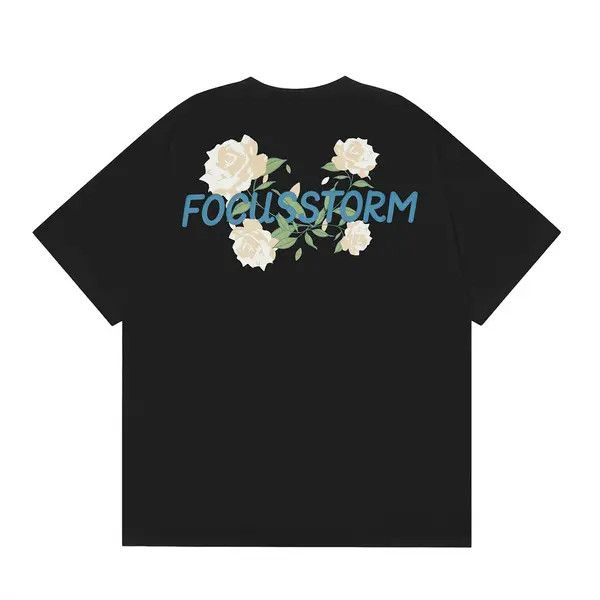 Japanese Brand x Aoi Street retro rose print pure cotton loose casual tee Size US M / EU 48-50 / 2 - 1 Thumbnail