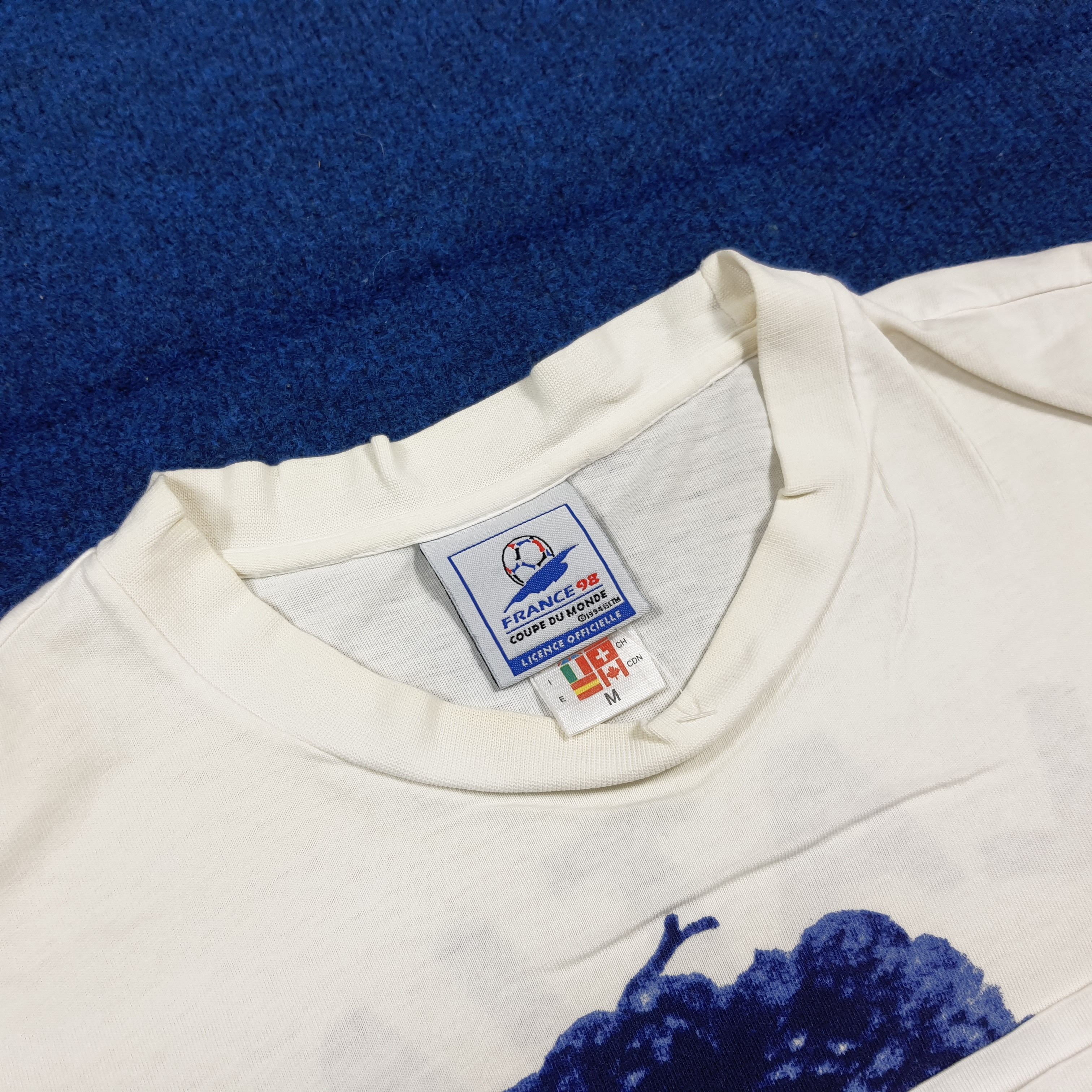 Adidas Vintage 90s Adidas Michel Platini France Tshirt C294N19 Size US M / EU 48-50 / 2 - 5 Thumbnail