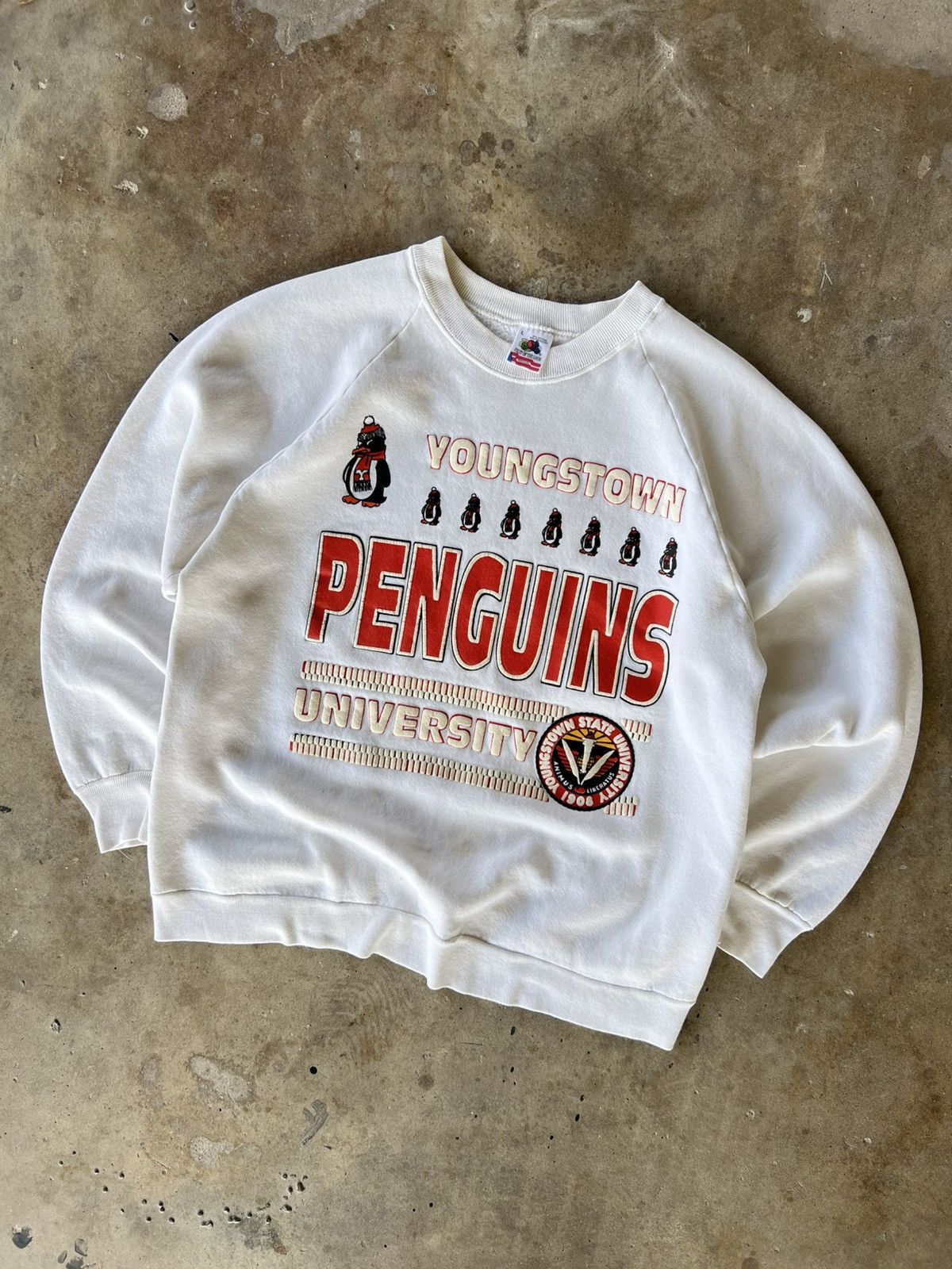 Salem Sportswear Vintage 90’s NCAA Youngstown State Sweatshirt Crewneck Size US L / EU 52-54 / 3 - 2 Thumbnail