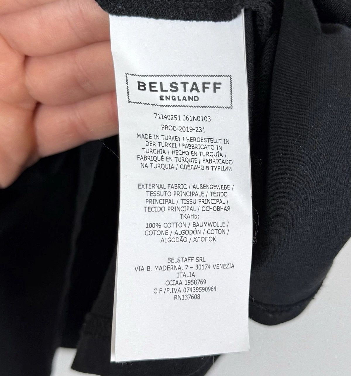 Belstaff Belstaff England Big Logo Graphic T-shirt Gray Short Sleeve Size US XL / EU 56 / 4 - 6 Thumbnail