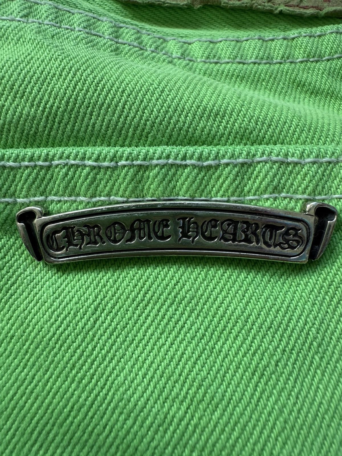 Chrome Hearts Chrome hearts 2025 Levi’s 501 green patches jeans Size US 31 - 15 Thumbnail