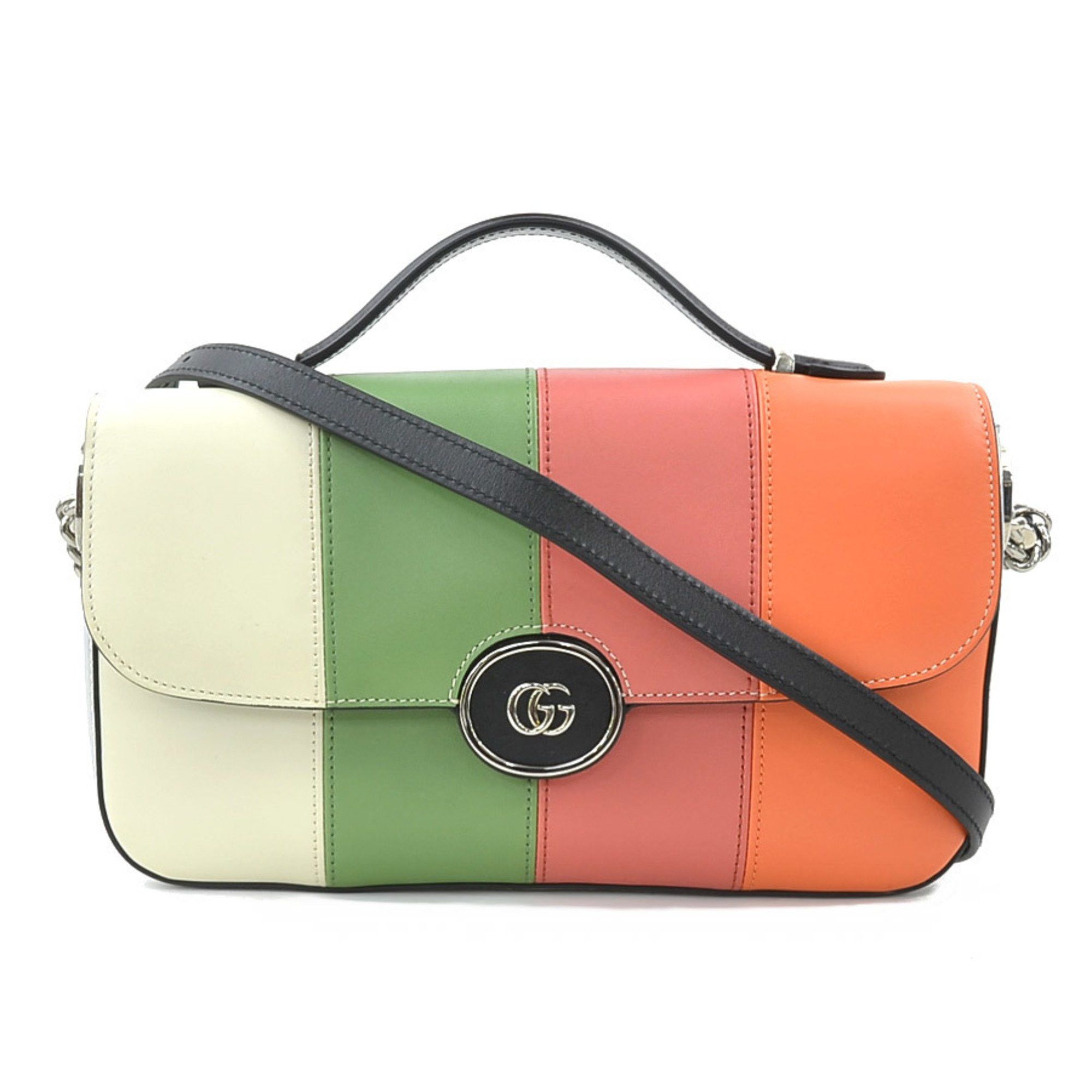 Gucci Shoulder Bag Leather Multicolor Women's 739721 90078I