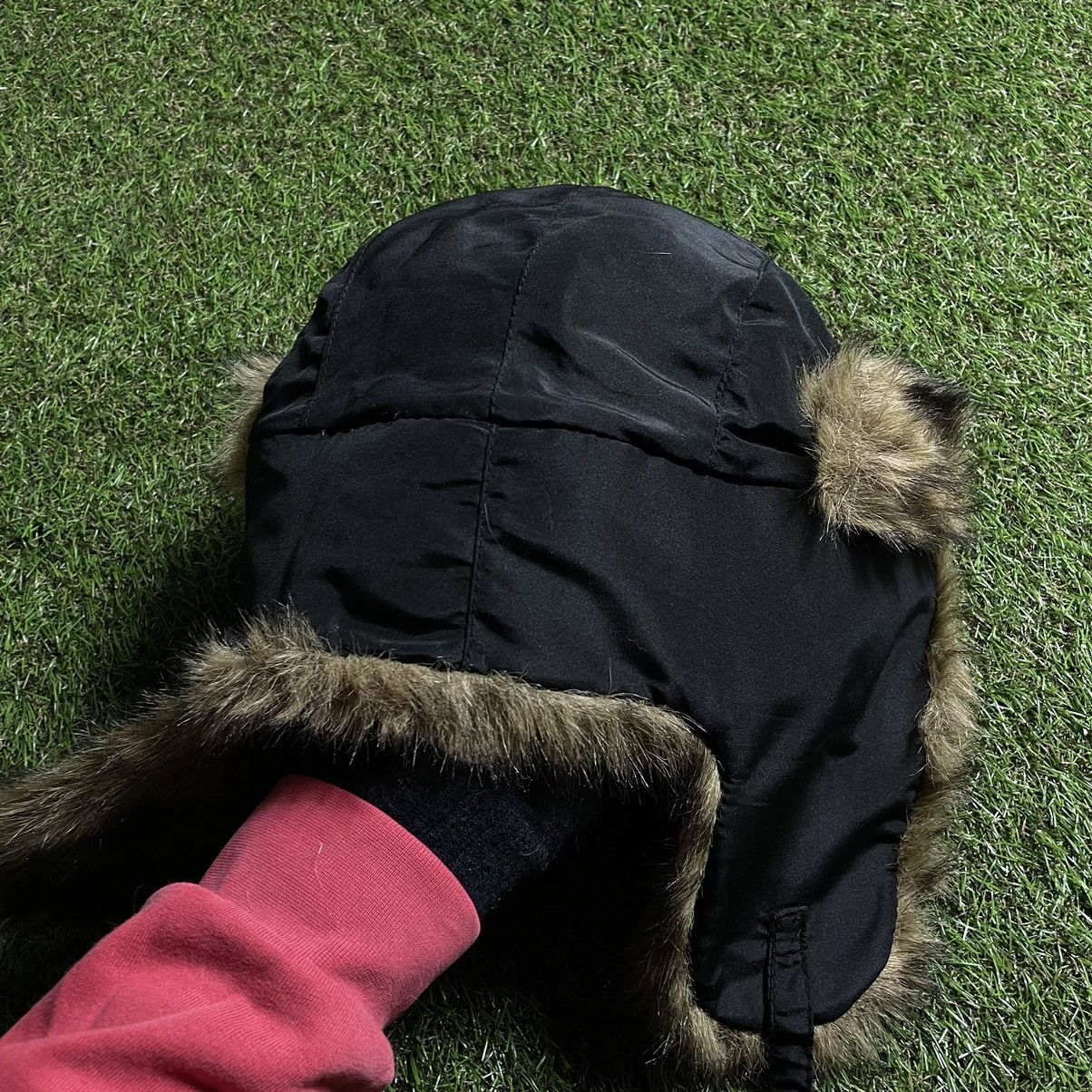 Vintage Vintage Y2K Fuzzy Mohair Beanie Ushanka Alt Goth Workwear OS Size ONE SIZE - 6 Thumbnail