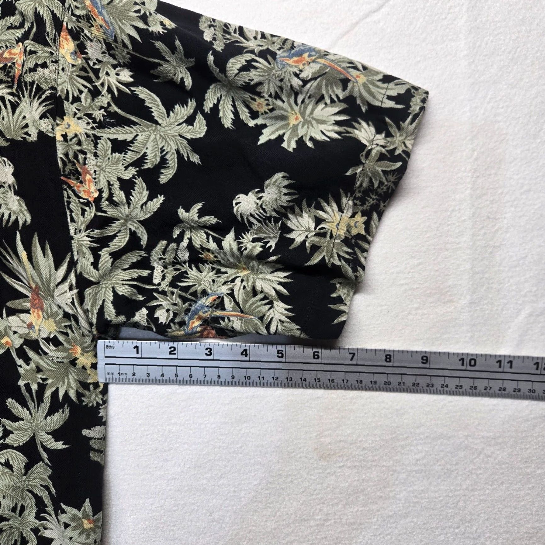 Izod IZOD GOLF Hawaiian Shirt Black Floral Print Button-Up Adult Men's Large Size US L / EU 52-54 / 3 - 5 Thumbnail
