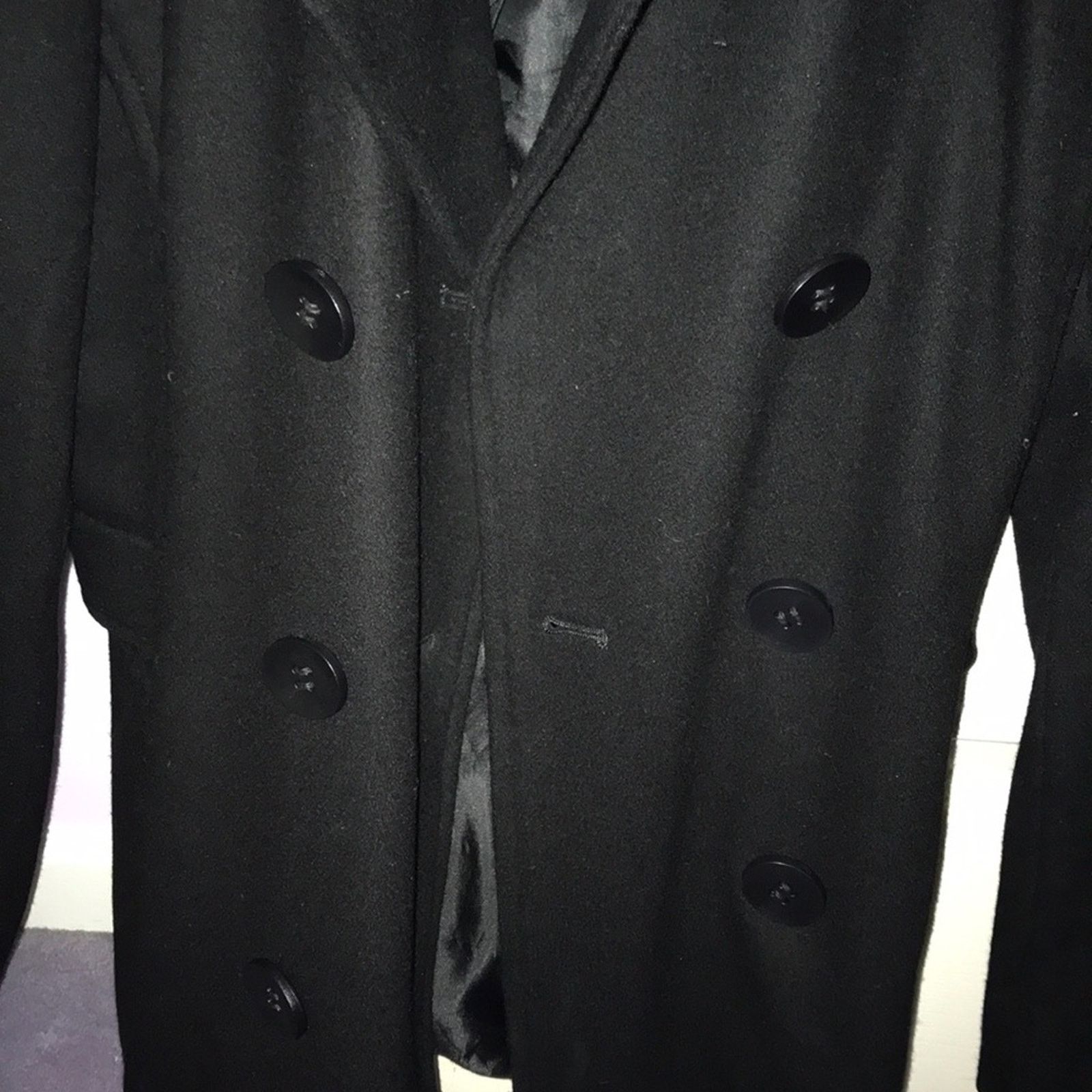 Other Hydraulic Pea coat black Juniors Large Size L / US 10 / IT 46 - 4 Thumbnail