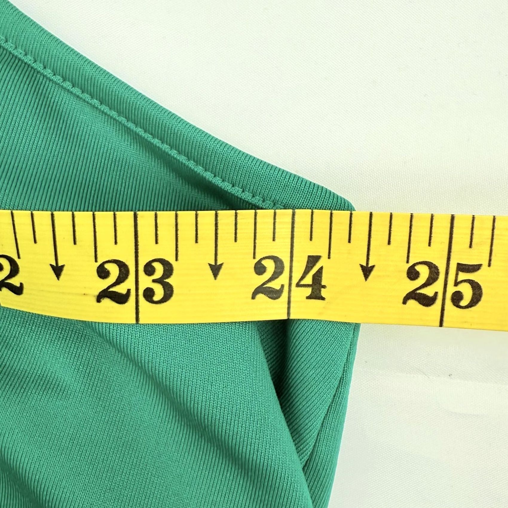 Vintage Catherines Tank Top Womens 2X Green Sleeveless Plus Size Casual Stretch Polo? Size XXL / US 16-18 / IT 52-54 - 5 Thumbnail