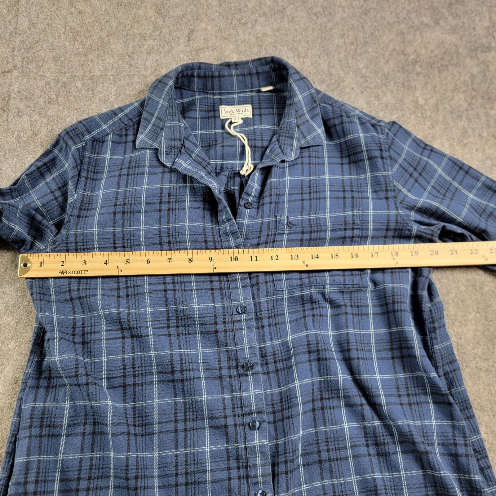 Jack Wills Jack Wills Flannel Plaid Long Shirt Long Sleeve Pockets UK Size M / US 6-8 / IT 42-44 - 5 Thumbnail