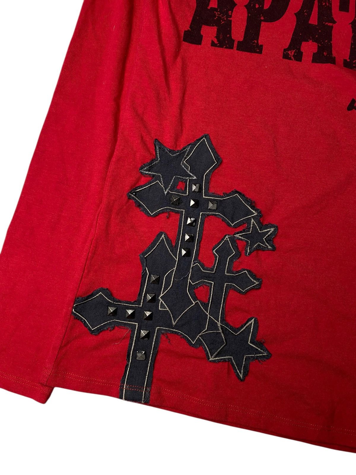 If Six Was Nine × Japanese Brand × Le Grande Bleu (L.G.B.) 2000's Ghost of Harlem Vkei Cross Gothic Longsleeve Size US S / EU 44-46 / 1 - 3 Thumbnail