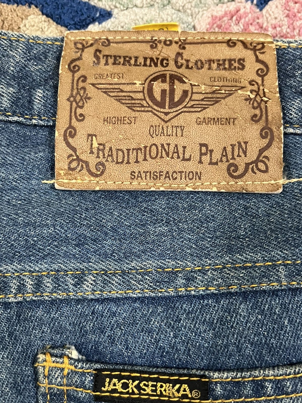 Japanese Brand × Sterling Silver Vintage Jack Serika Tough Cotton Denim Size US 32 / EU 48 - 11 Thumbnail
