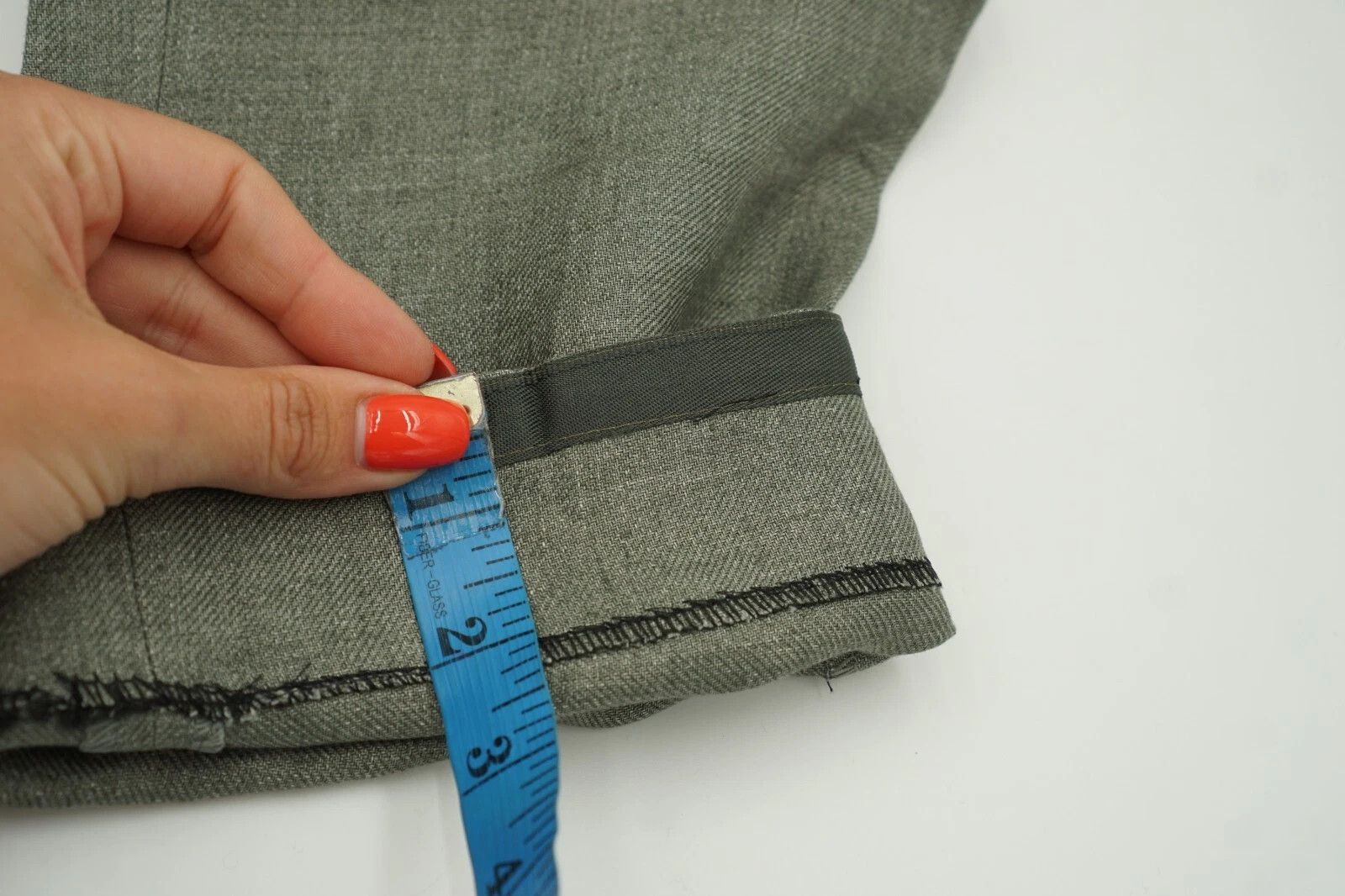 Suitsupply Men Suitsupply Trousers 100% Linen Green Soho Size UK/US34 Size 34R - 4 Thumbnail