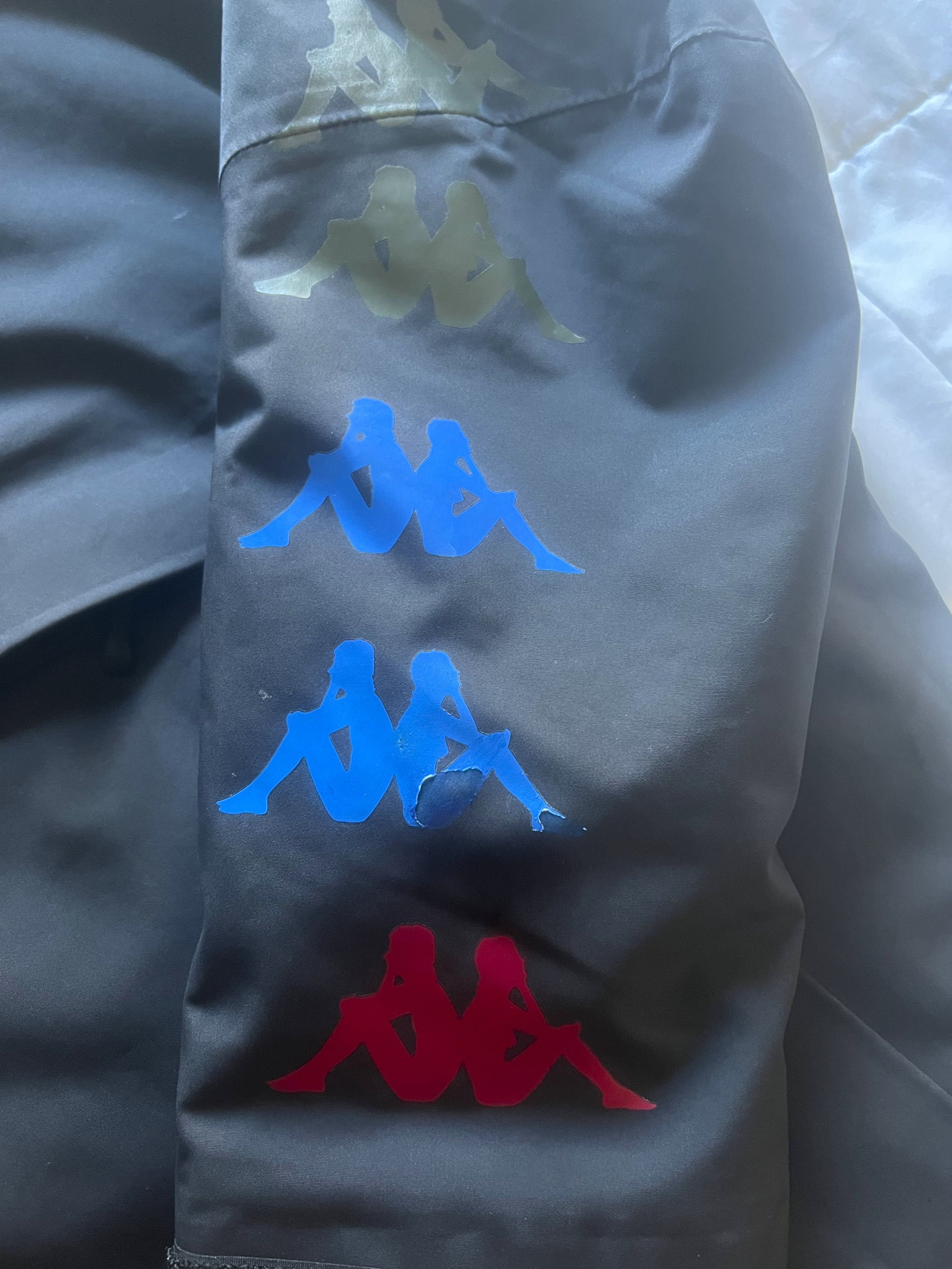 Kappa Kappa FISI Ski Anorak Jacket Black Multicolor Logos Size US M / EU 48-50 / 2 - 3 Thumbnail