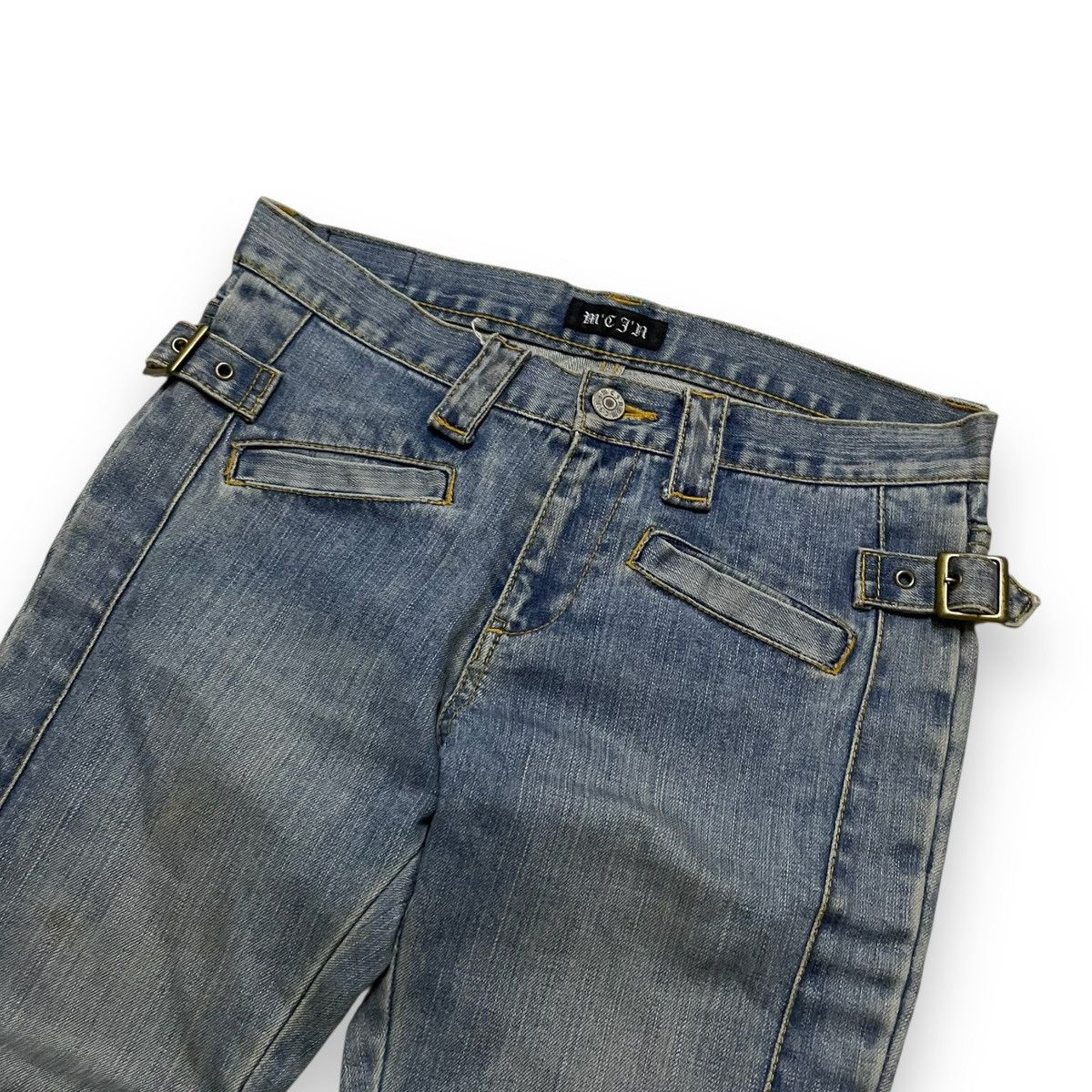 If Six Was Nine ORIGINAL JAPANES BONDAGE FLARED ZIPPER KAMMERAVIS (28×39) Size US 28 / EU 44 - 3 Thumbnail