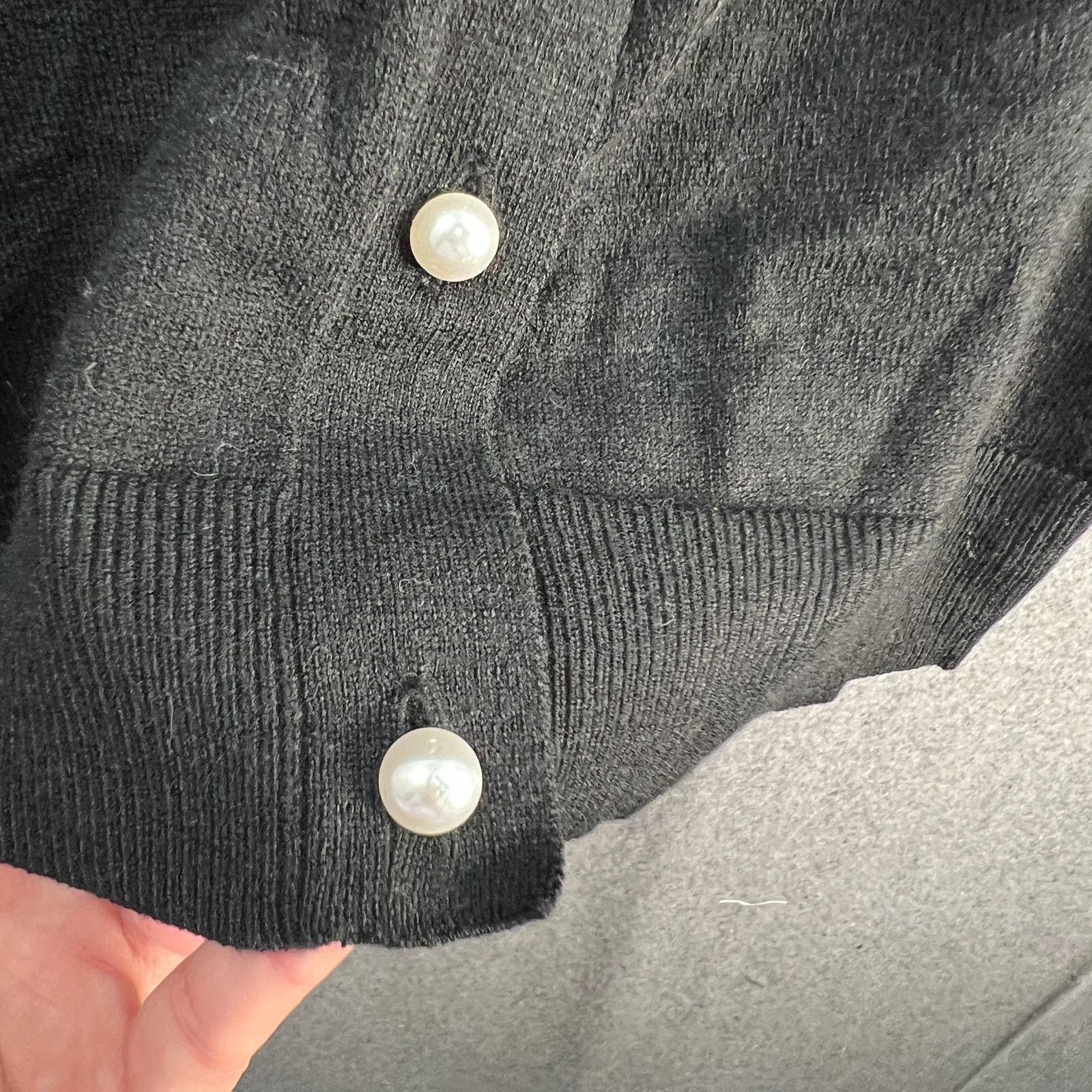 Other Girl With Curves Novelty Sueater Cardigan Black, Size 1X Size XL / US 12-14 / IT 48-50 - 6 Thumbnail