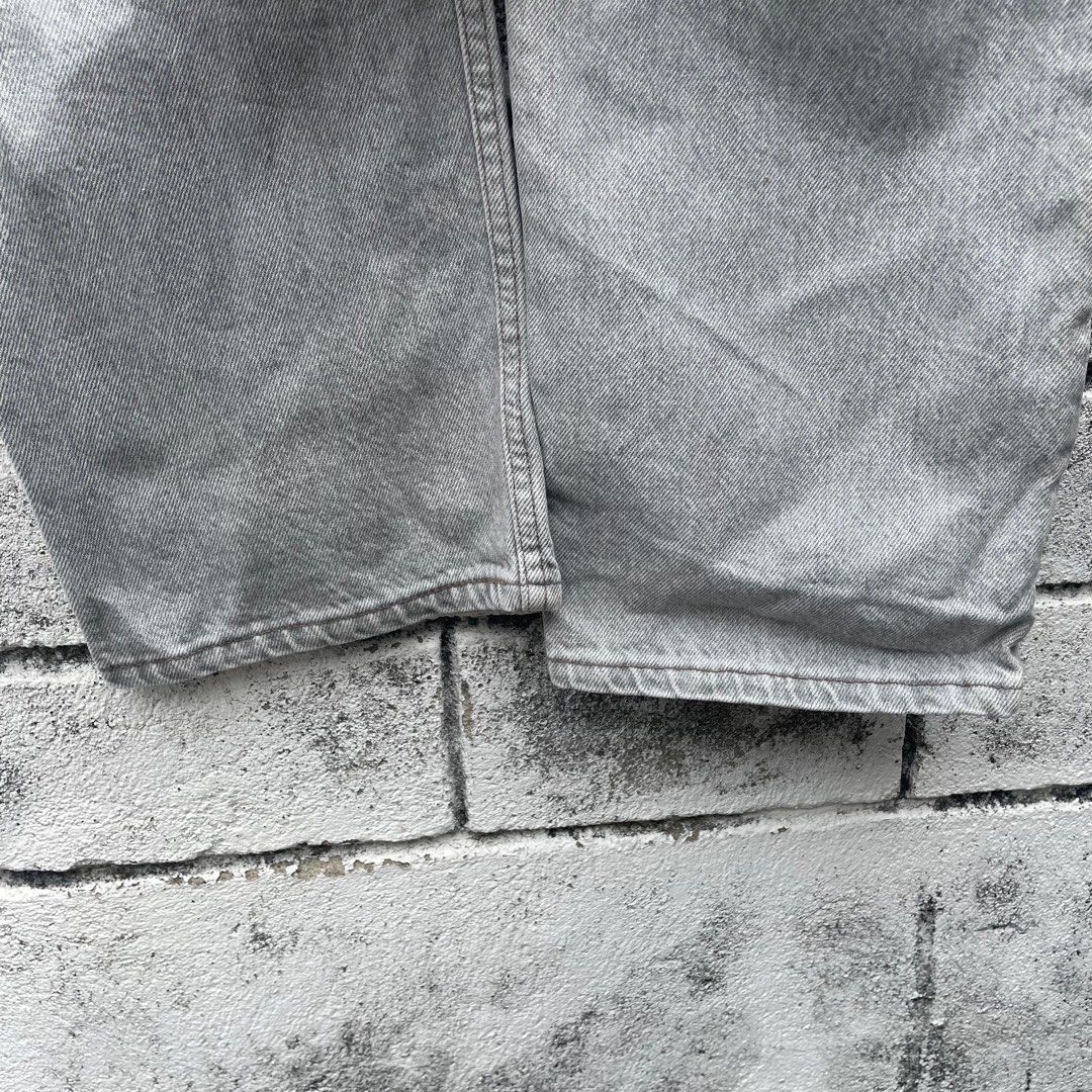 Size 34 Vintage Levis 501 Denim Jeans Grey USA