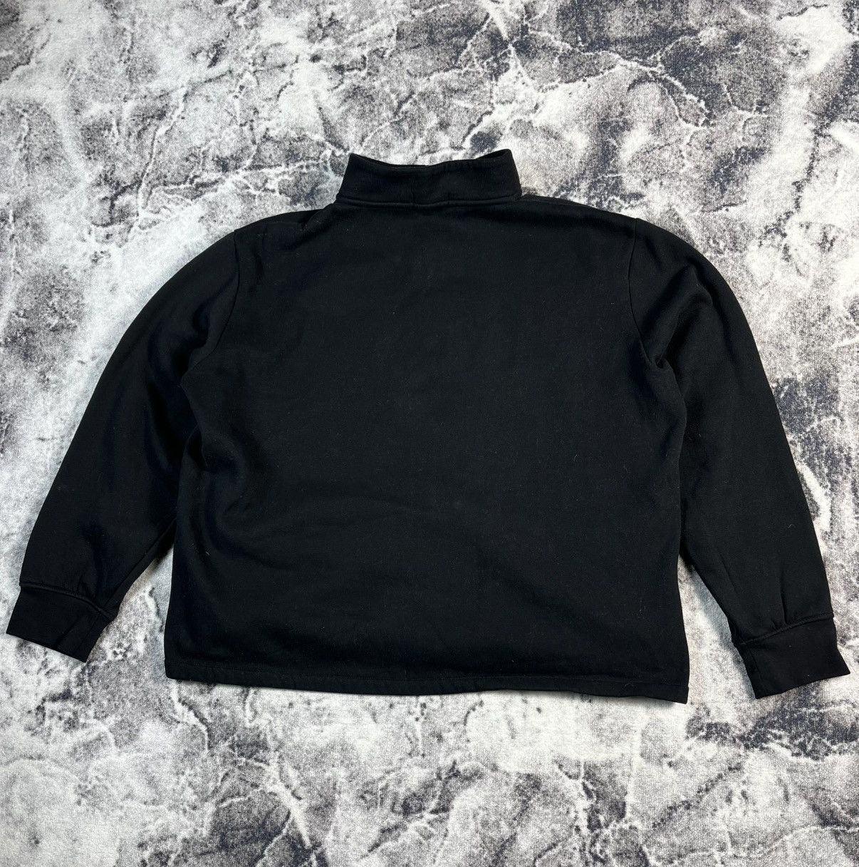 Polo Ralph Lauren Polo Ralph Lauren Black Quarter Zip Fleece Pullover Size US XL / EU 56 / 4 - 11 Thumbnail