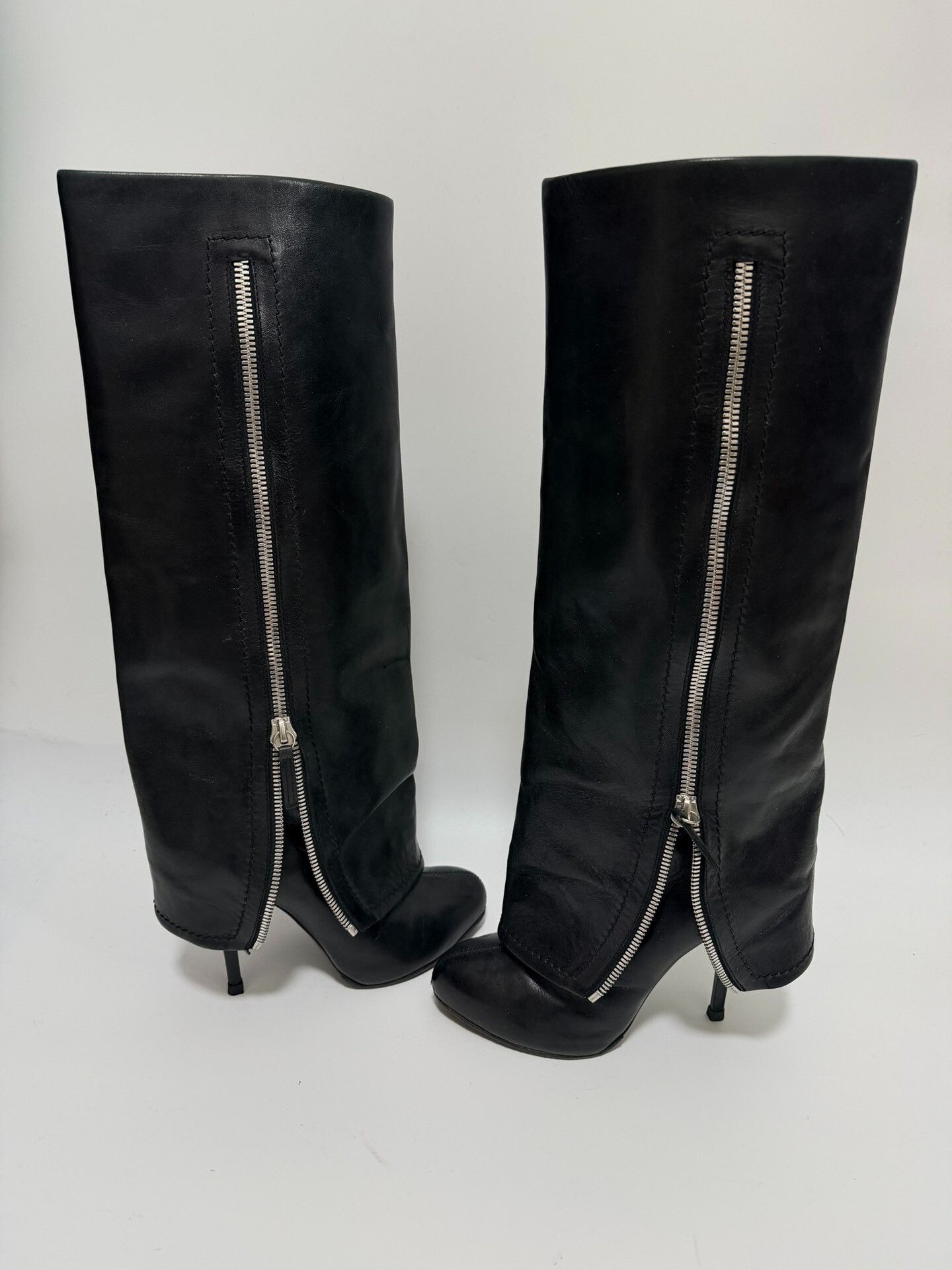 Giuseppe Zanotti Giuseppe Zanotti High-Heel Zip Boots Size US 6.5 / IT 36.5 - 1 Thumbnail