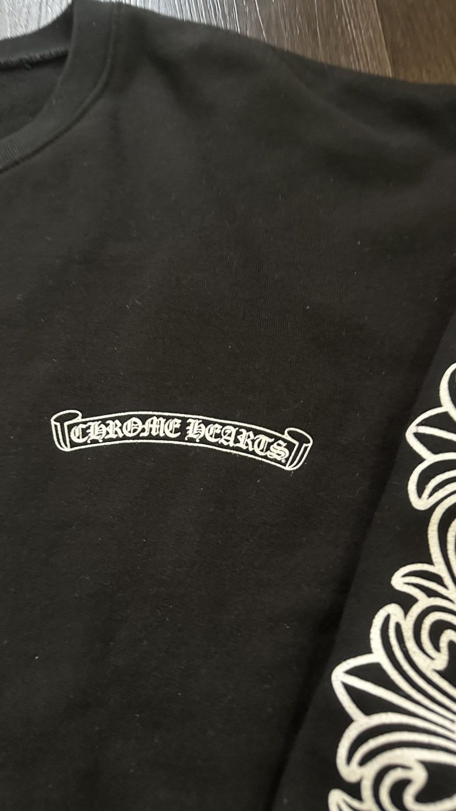 Chrome Hearts Chrome Hearts Dagger Eye Chart Crewneck Size US M / EU 48-50 / 2 - 8 Thumbnail