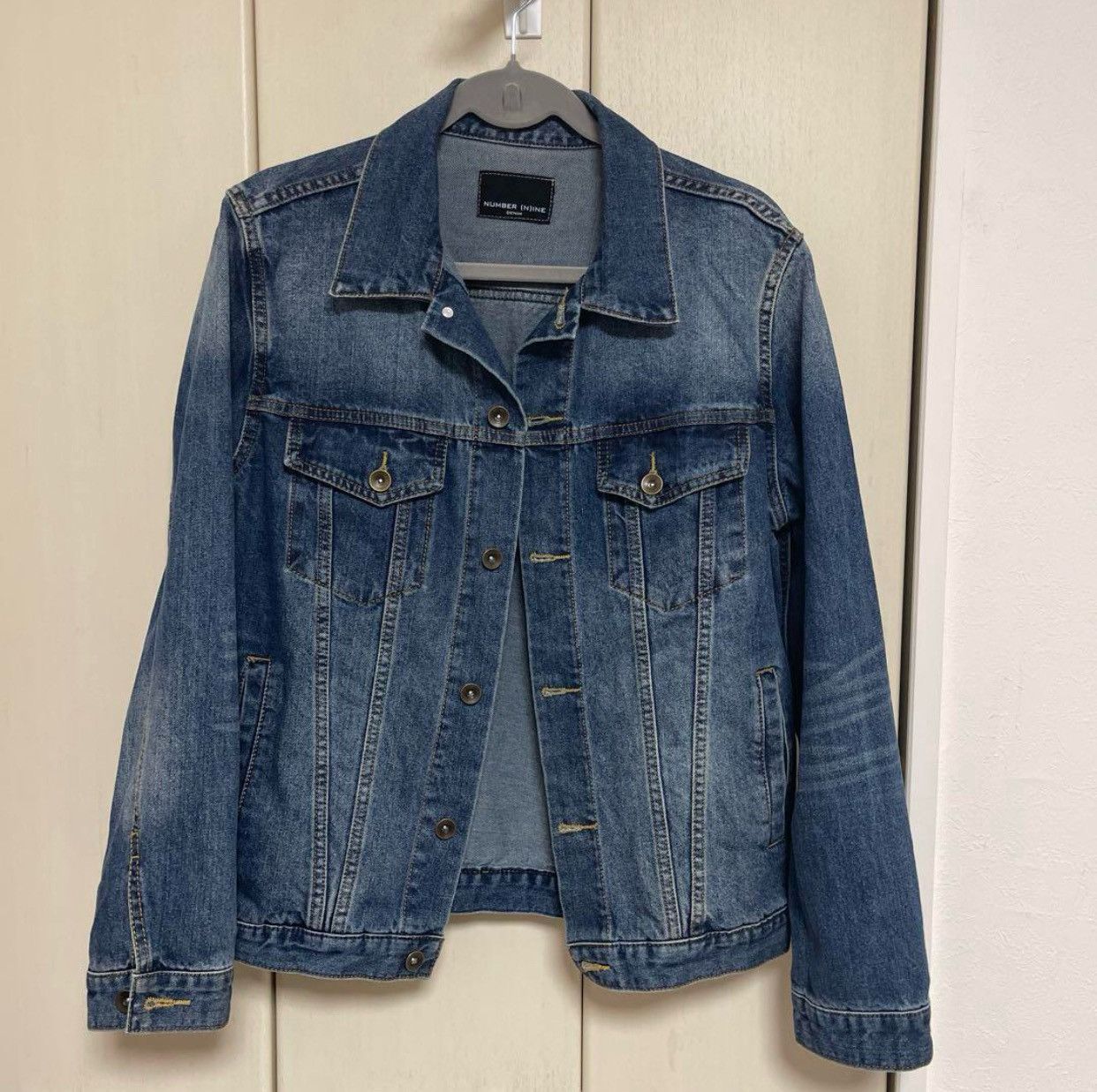 number nine distressed denim jacket