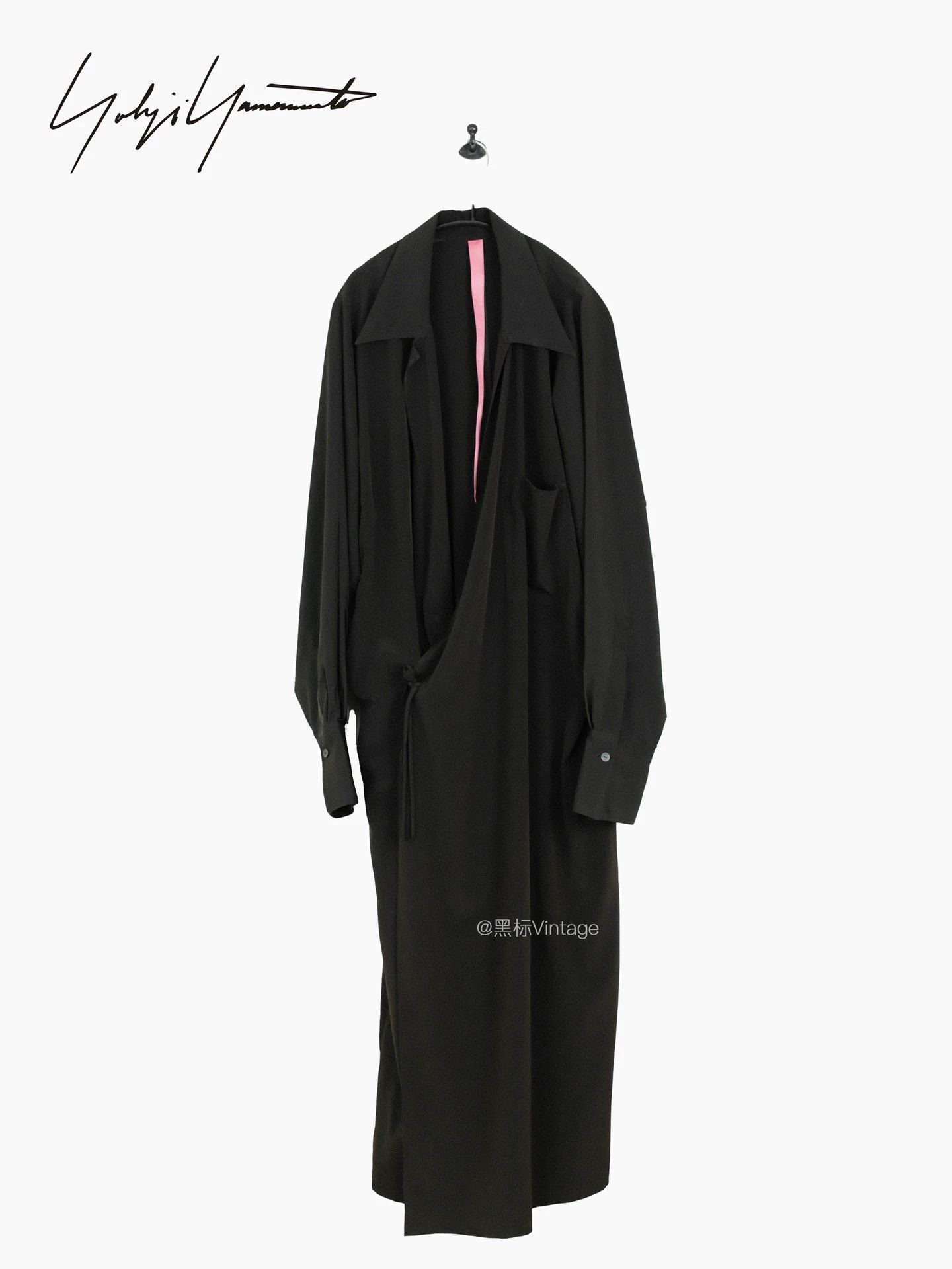 Yohji Yamamoto Yohji Yamamoto Y's 21ss Vtg Collar Triacetate Coat Women Size L / US 10 / IT 46 - 1 Thumbnail