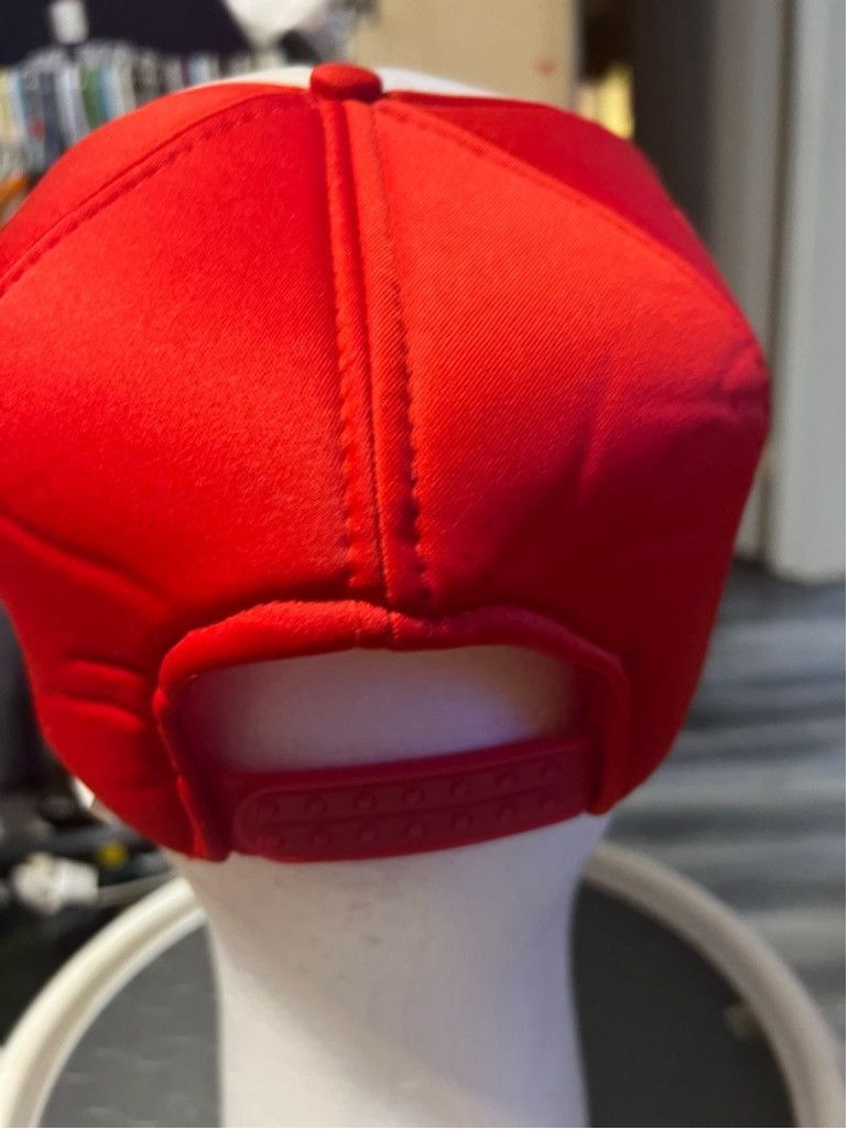 Patrick Mohr Vintage Mohr's Pierson Farms Trucker Hat One Size Red White Size ONE SIZE - 3 Thumbnail