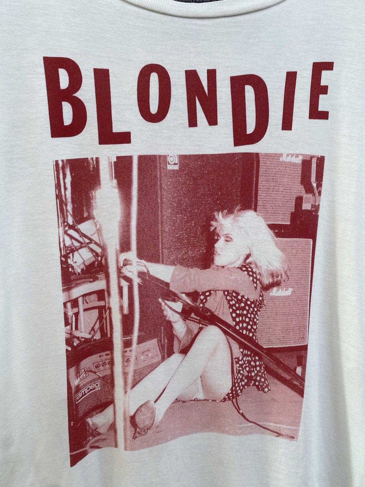 Hysteric Glamour Hysteric Glamour Blondie Is A Group Crop Long T Shirt Size ONE SIZE - 2 Thumbnail