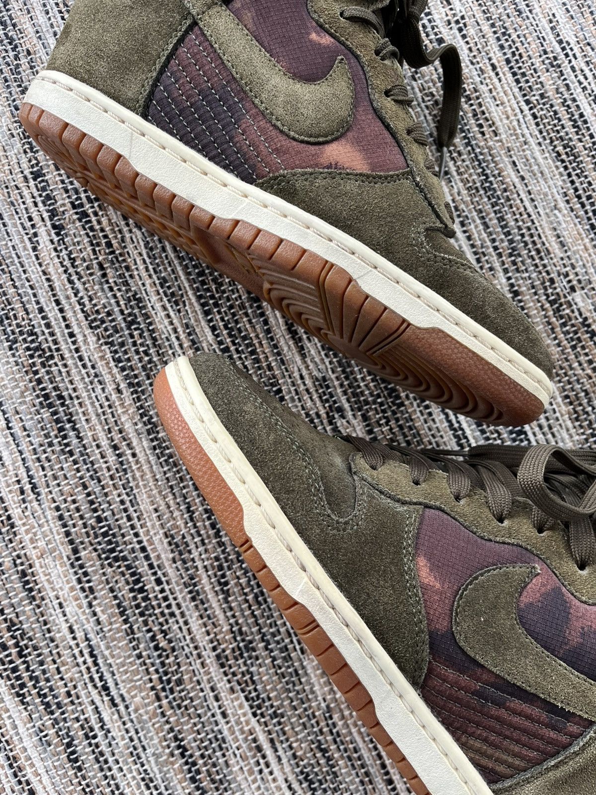 Nike Vintage Nike Dunk Sky Hi Camo Wedge Sneakers Y2K Rare Size US 5.5 / IT 35.5 - 6 Thumbnail