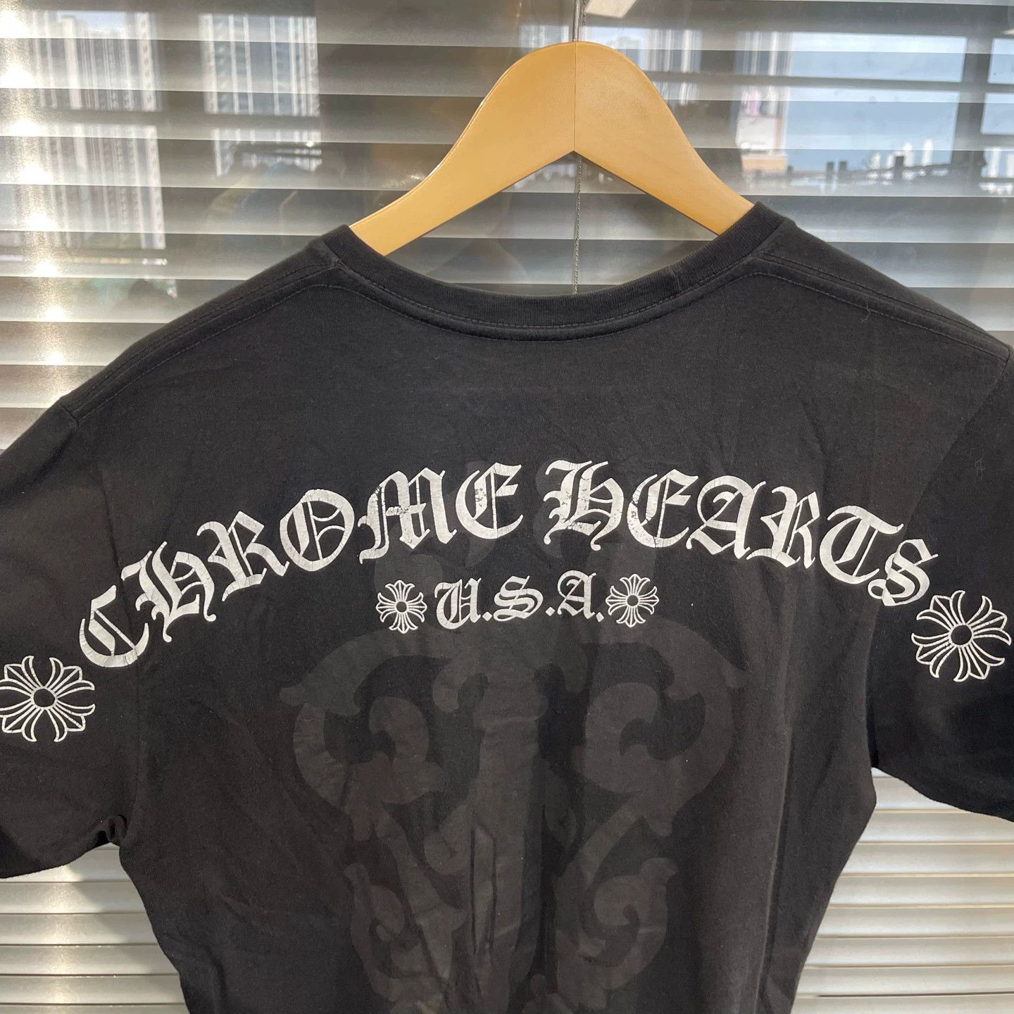 Chrome Hearts Chrome Hearts Dark Sword & Sanskrit Logo Tee M 95 New Size US M / EU 48-50 / 2 - 5 Thumbnail