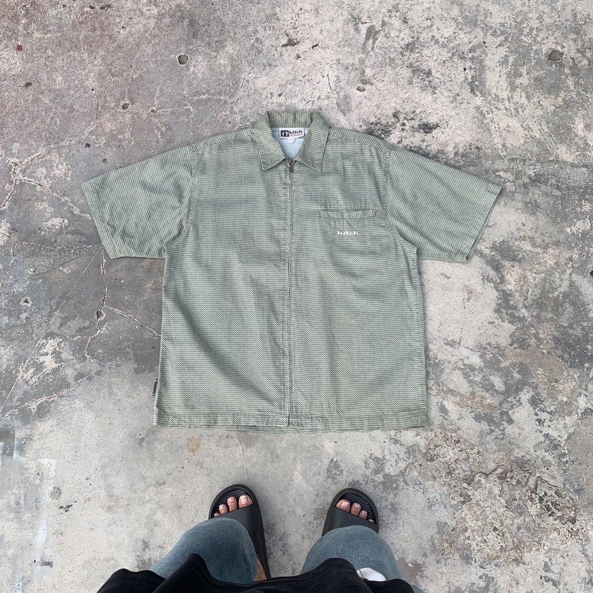 Vintage BITCH SKATEBOARDING vintage 90’s workshirt zipper🔥 Size US M / EU 48-50 / 2 - 13 Thumbnail