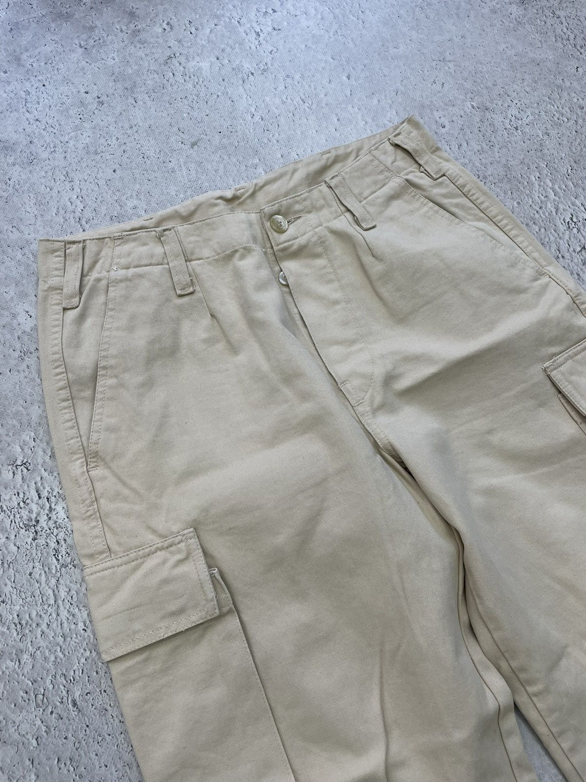 Diesel Rare baggy beige cargo pants y2k fashion Diesel Size US 31 - 5 Thumbnail
