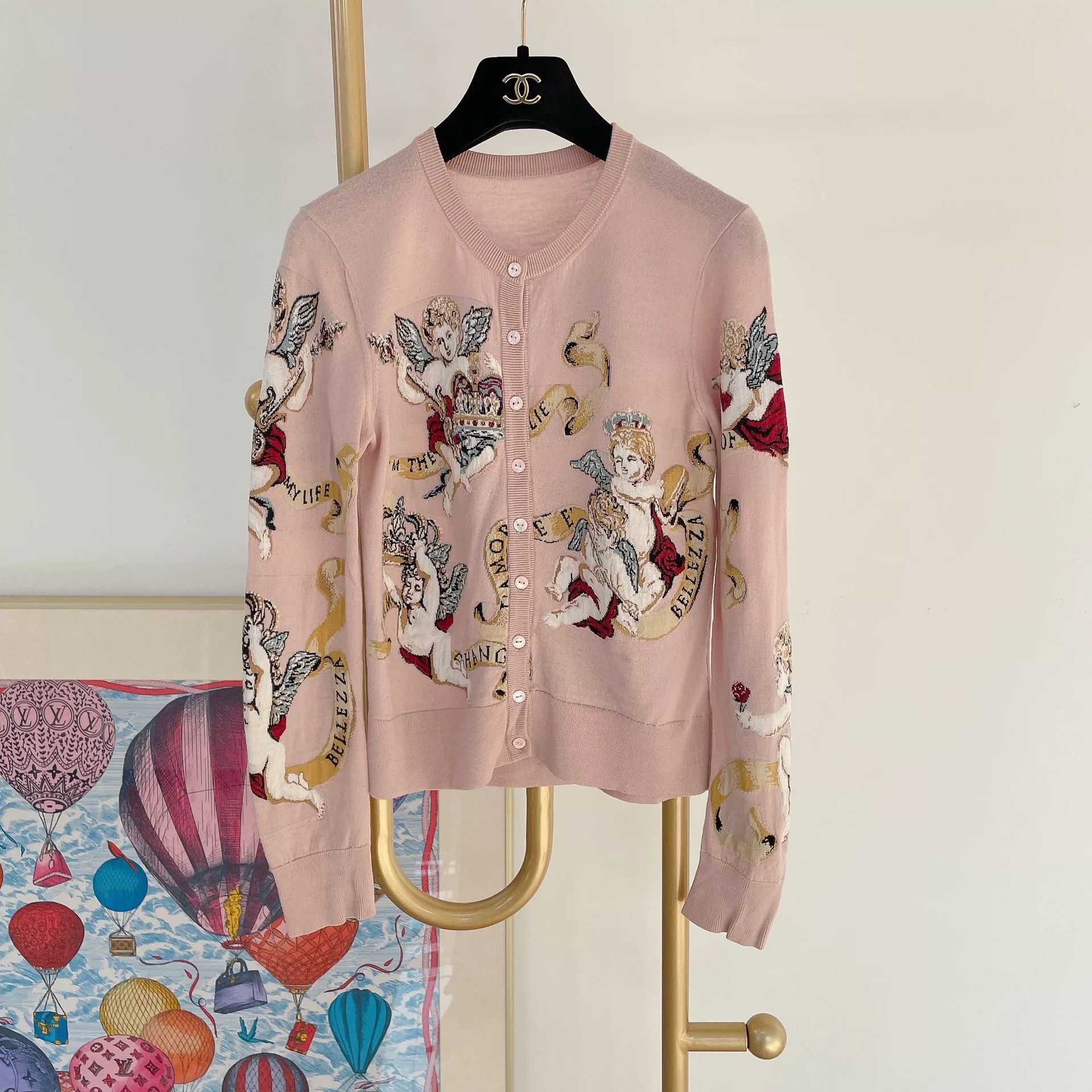 Dolce & Gabbana Dolce&Gabbana Pink Embroidered Top Size S / US 4 / IT 40 - 1 Thumbnail