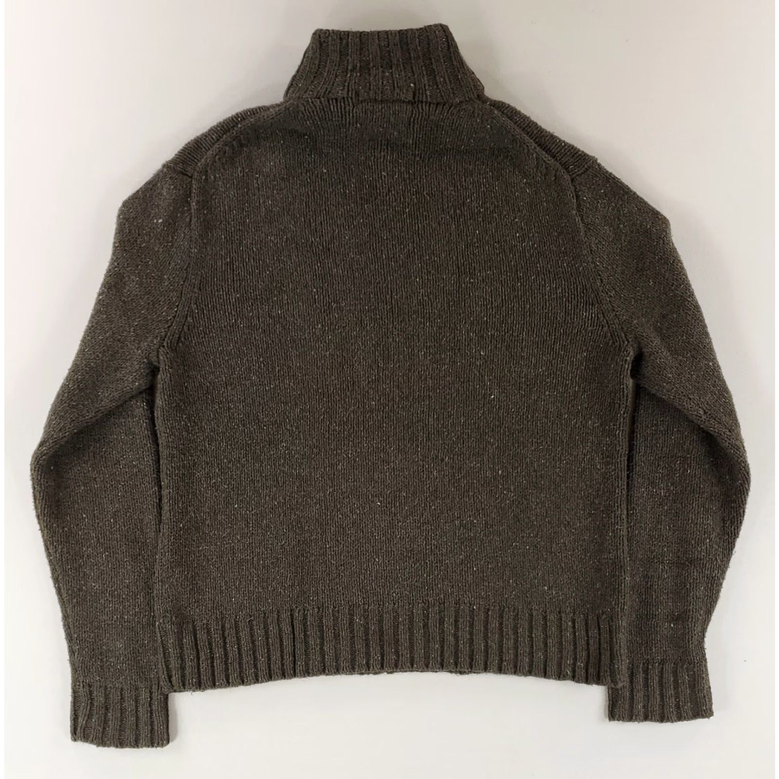 Polo Ralph Lauren Polo Ralph Lauren Sweater 1/4 Zip Cotton Acrylic Hemp Elbow Patch Green Mens M Shirt Pullover Green Mens M Size US M / EU 48-50 / 2 - 4 Thumbnail