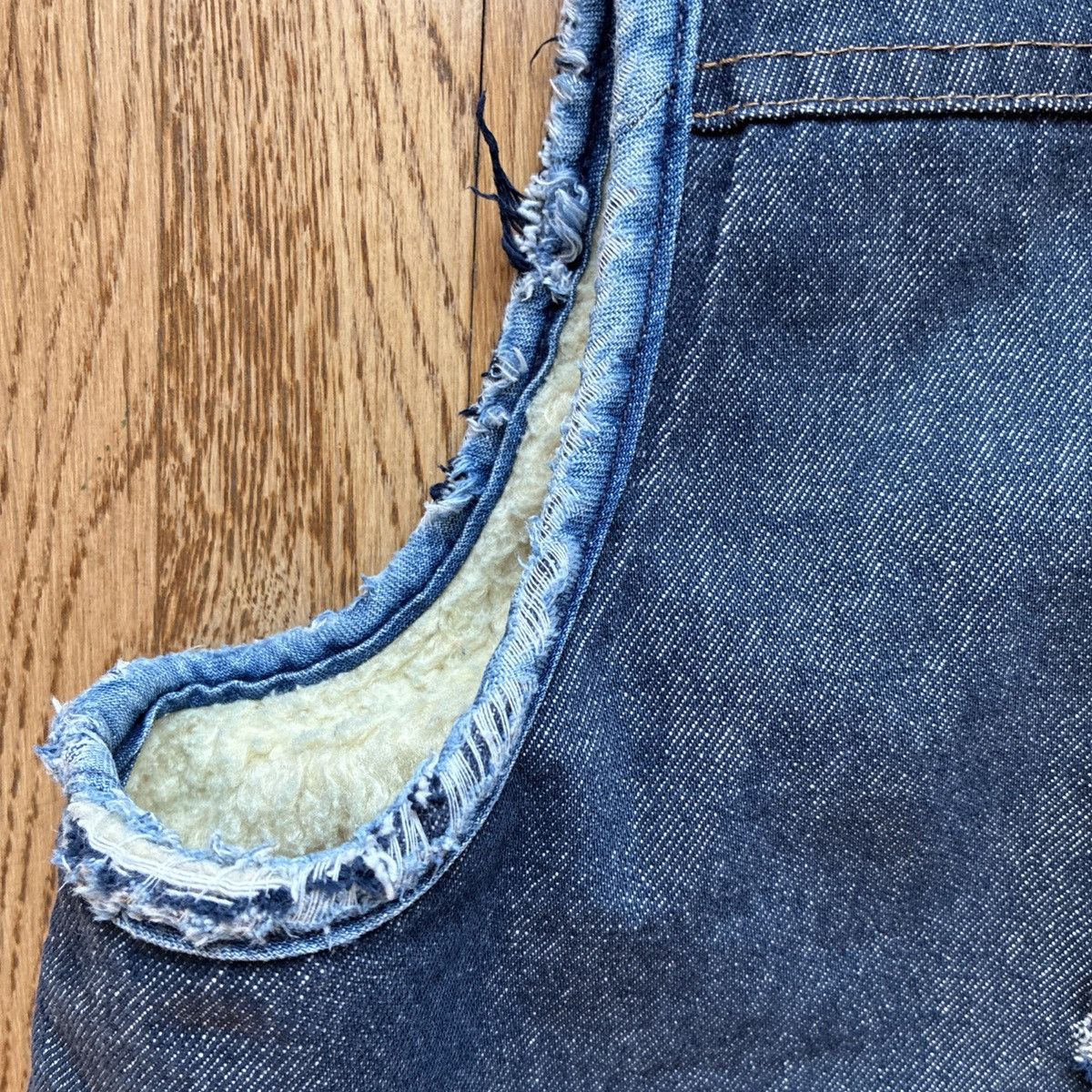 Carhartt Vintage Carhartt Denim Vest Men's XL Sherpa 70s Workwear Size US XL / EU 56 / 4 - 6 Thumbnail