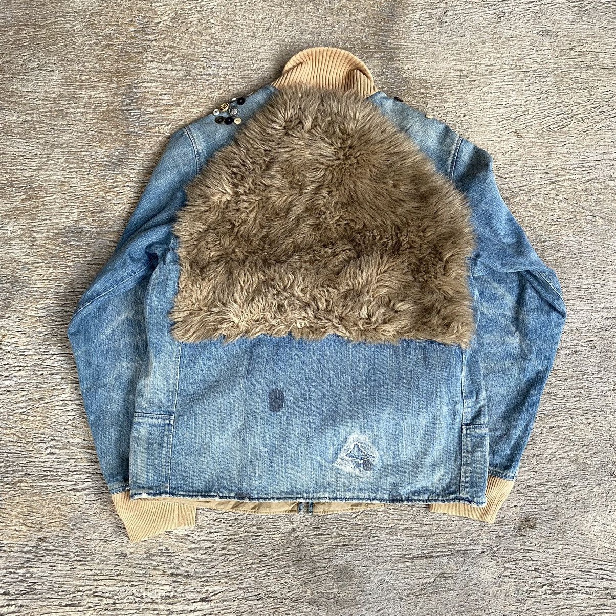 Kapital RARE Kapital Boro Fur Denim Jacket Size US M / EU 48-50 / 2 - 5 Thumbnail