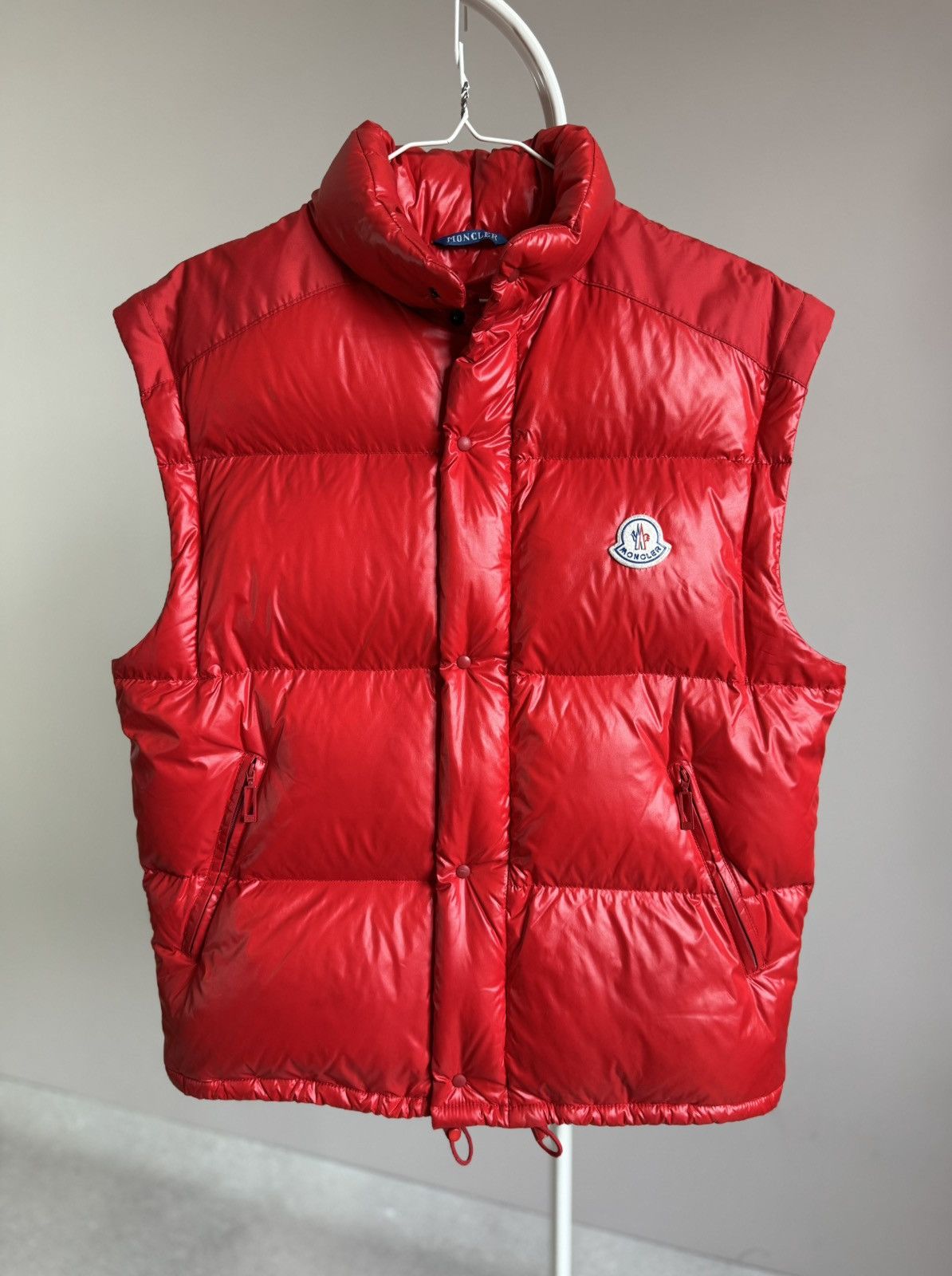 Moncler Rare Moncler Grenoble Red Down Vest Puffer Jacket Size L / US 10 / IT 46 - 3 Thumbnail
