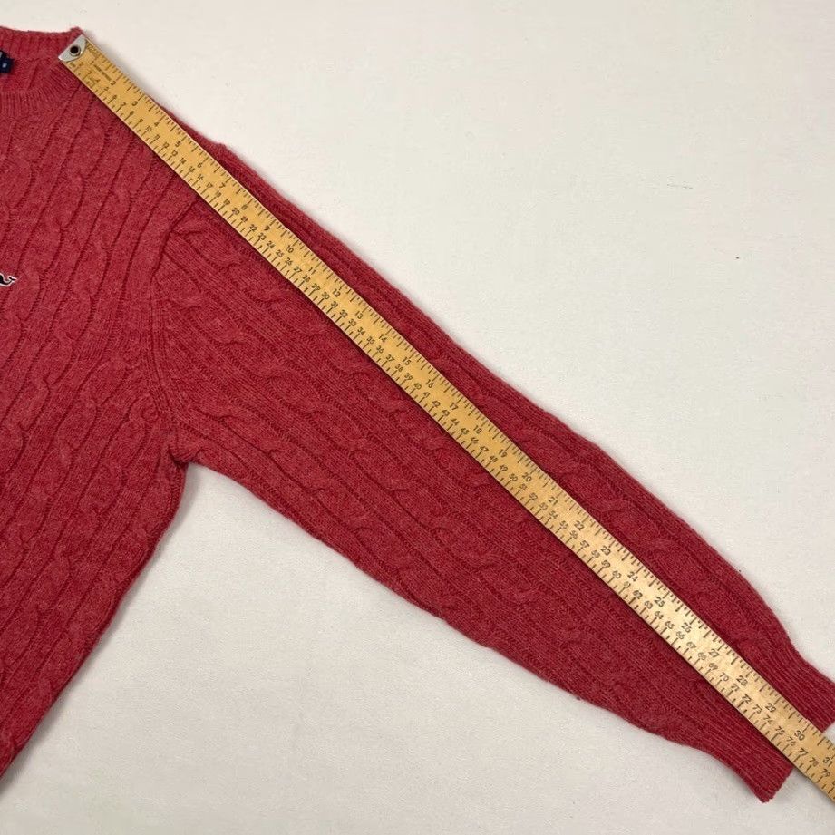 Vineyard Vines Vineyard Vines Wool Sweater Mens M Red Cable Knit Crewneck Pullover Prep Jumper Size US M / EU 48-50 / 2 - 6 Thumbnail