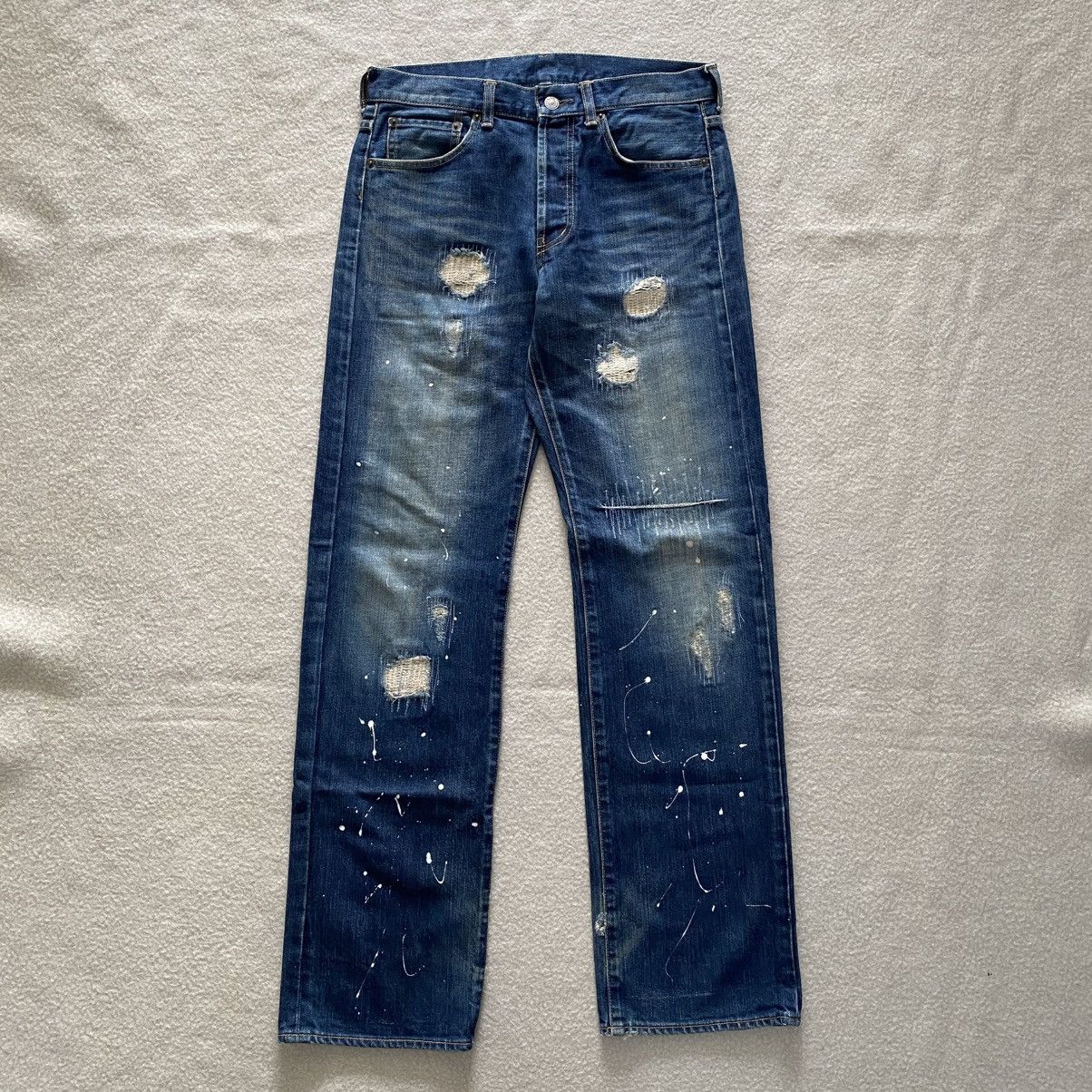 Japanese Brand × Takeo Kikuchi Vintage Japanese Brand Takeo Kikuchi Distressed Denim w30 Size US 30 / EU 46 - 2 Thumbnail