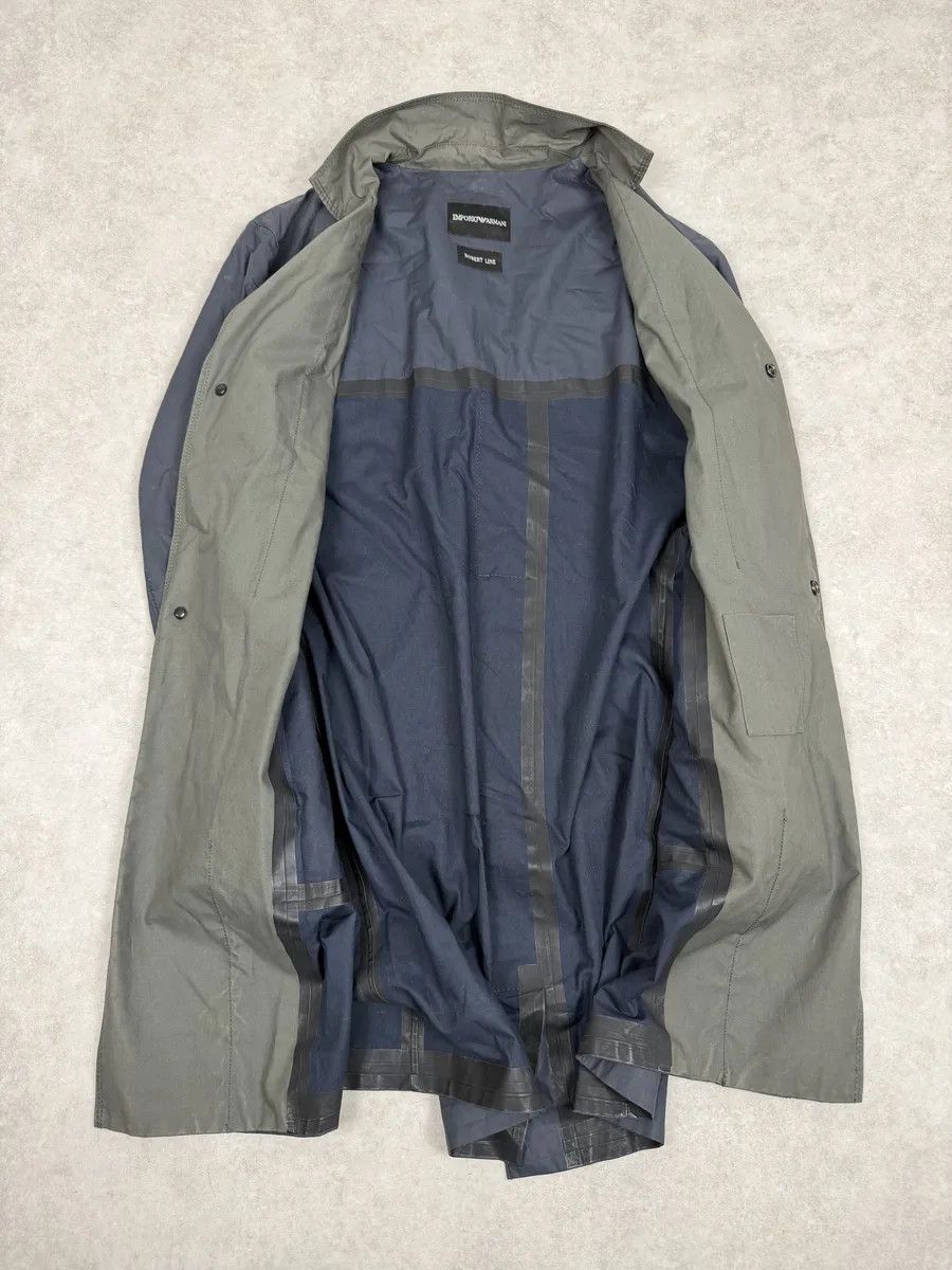 Emporio Armani SS2013 Emporio Armani Navy Military Green Layering Trench Coat Size US M / EU 48-50 / 2 - 6 Thumbnail