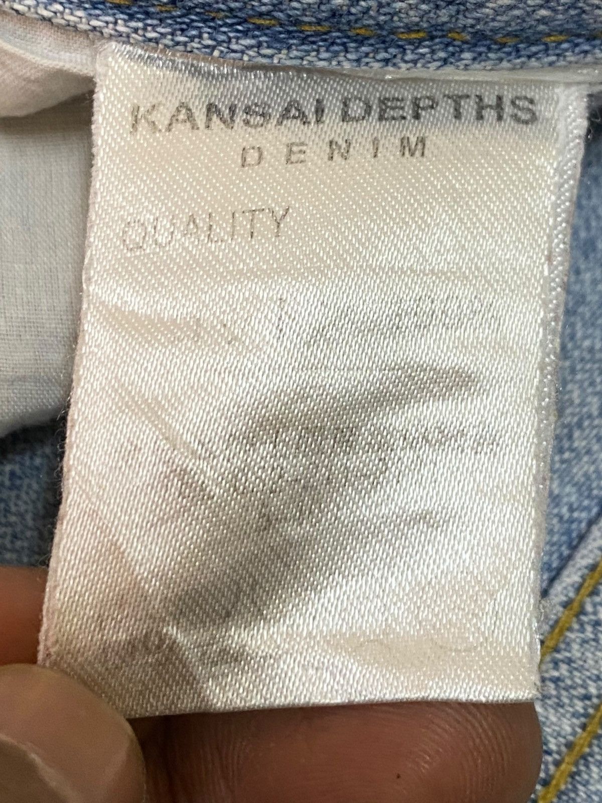 Japanese Brand Vintage Japanese Brand Kansai Faded Loose Jeans Size US 37 - 13 Thumbnail