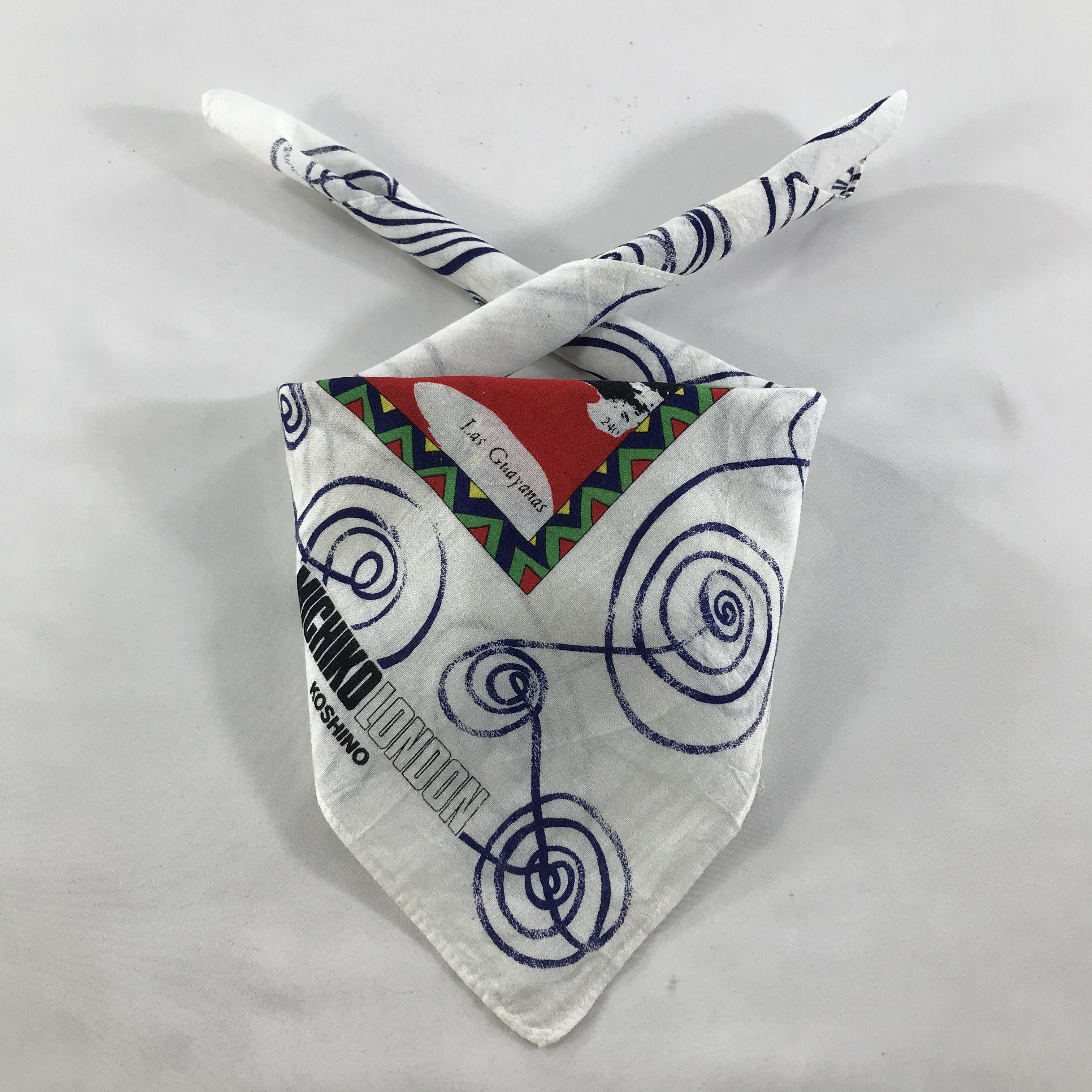 Michiko Koshino London × Vintage Michiko London Bandana / Handkerchief / Neckerchief - S1335 Size ONE SIZE - 3 Thumbnail