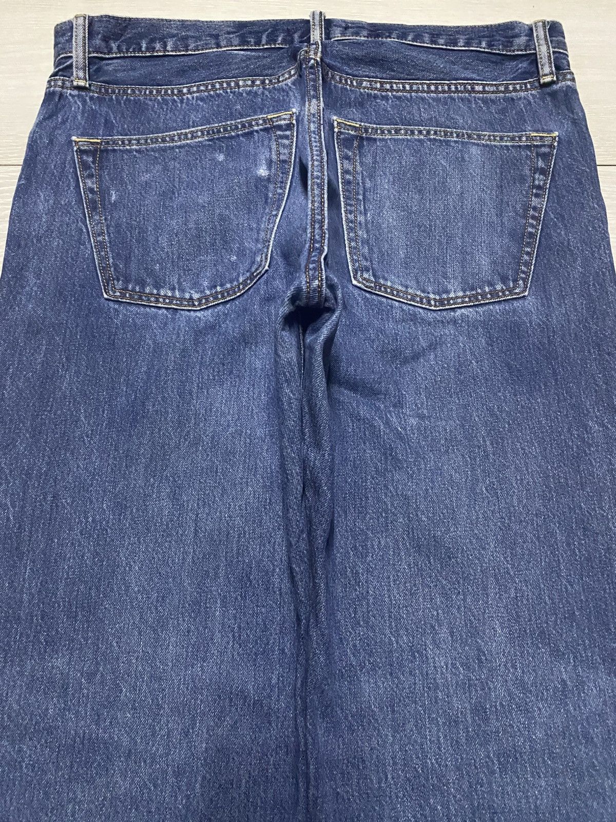 Uniqlo Vintage Japanese Brand Uniqlo Blue Wash Distressed Jeans Size US 35 - 4 Thumbnail