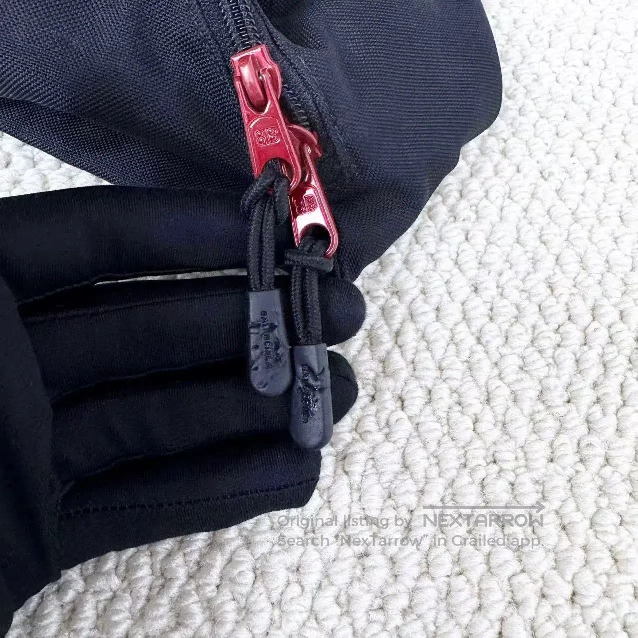 Balenciaga Balenciaga NASA collaboration black letter logo waist bag. Size ONE SIZE - 5 Thumbnail