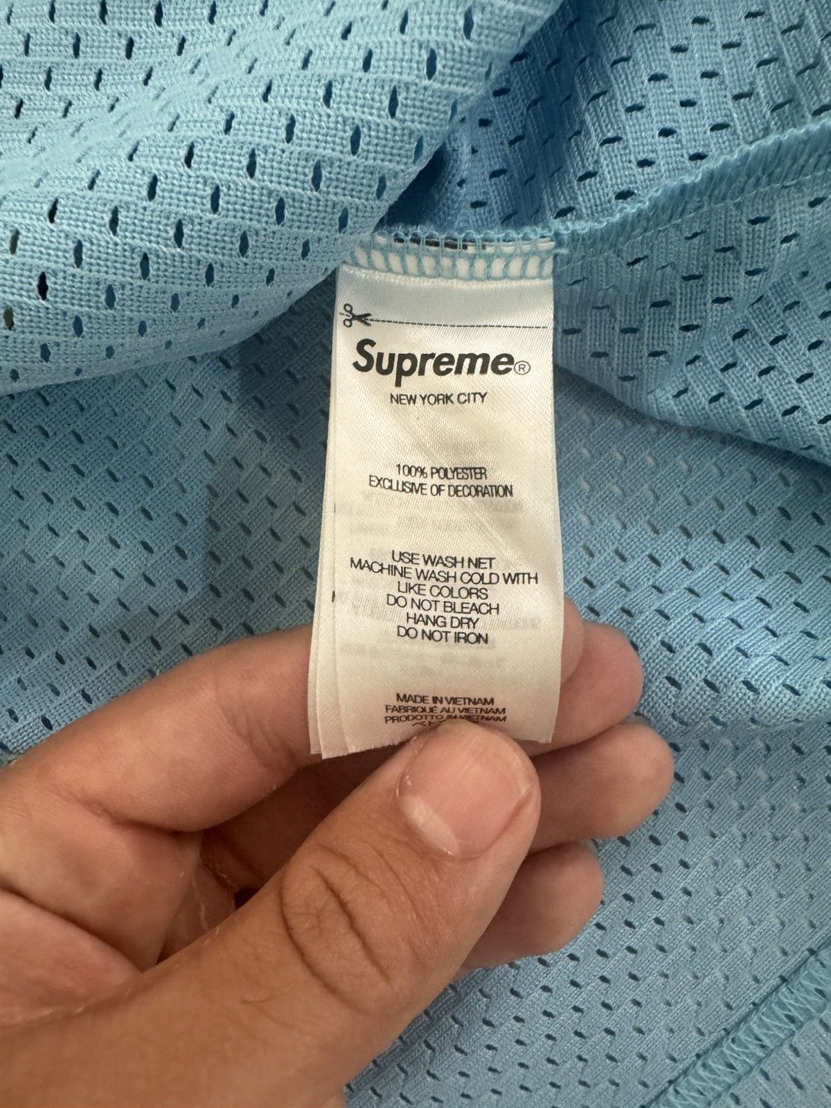Supreme Supreme bandana football jersey blue sz Small SS25 USED Size US S / EU 44-46 / 1 - 6 Thumbnail