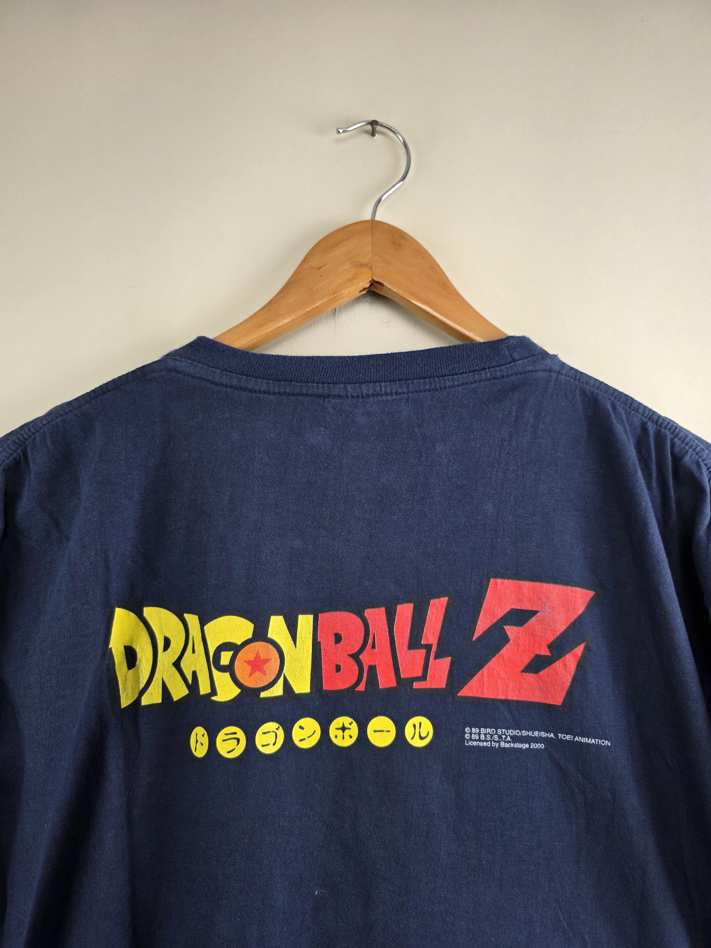 Anime × Japanese Brand × Vintage 2000 Dragon Ball Z Goku Anime Tee M 21" 25.5" Size US M / EU 48-50 / 2 - 6 Thumbnail