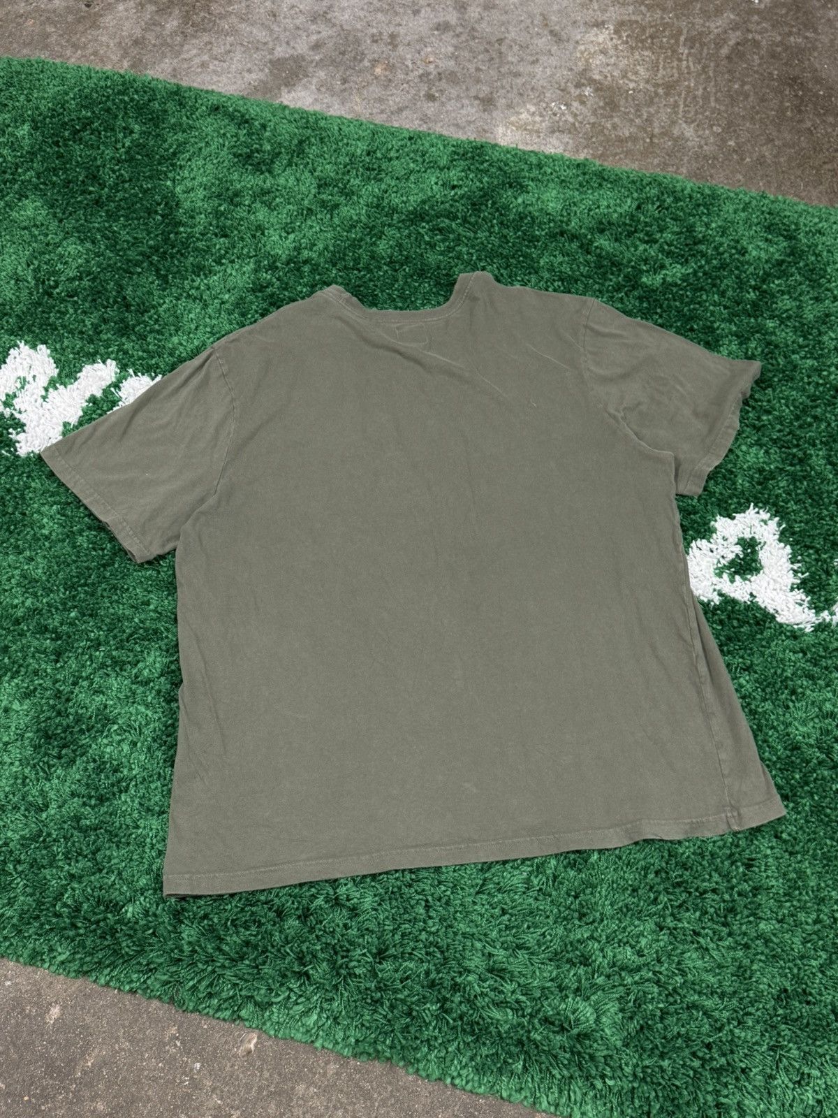 Wrangler Vintage Wrangler Pocket Distressed Logo Patch Workwear Tee Size US XXL / EU 58 / 5 - 4 Thumbnail